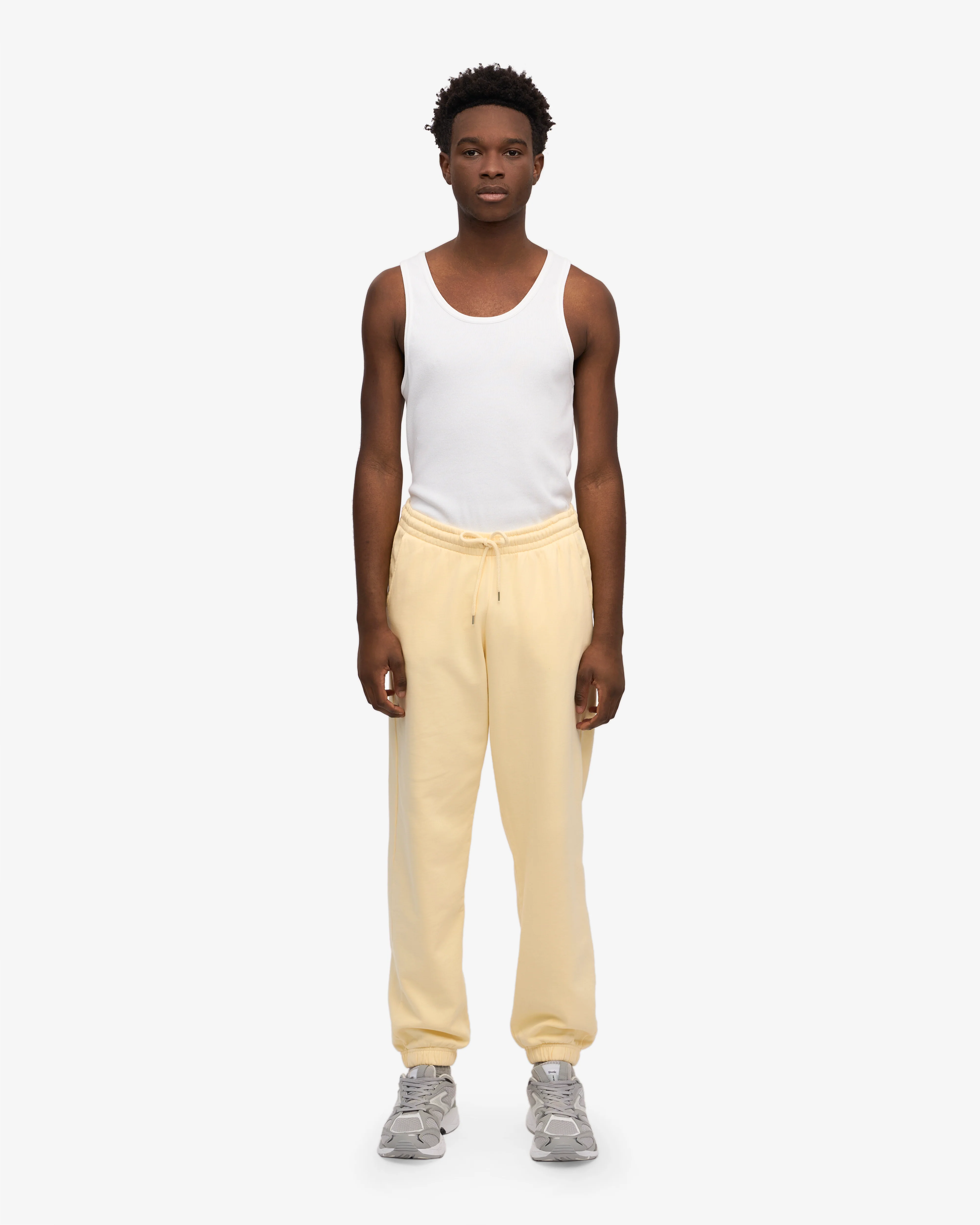 Organic Sweatpants - Soft Yellow