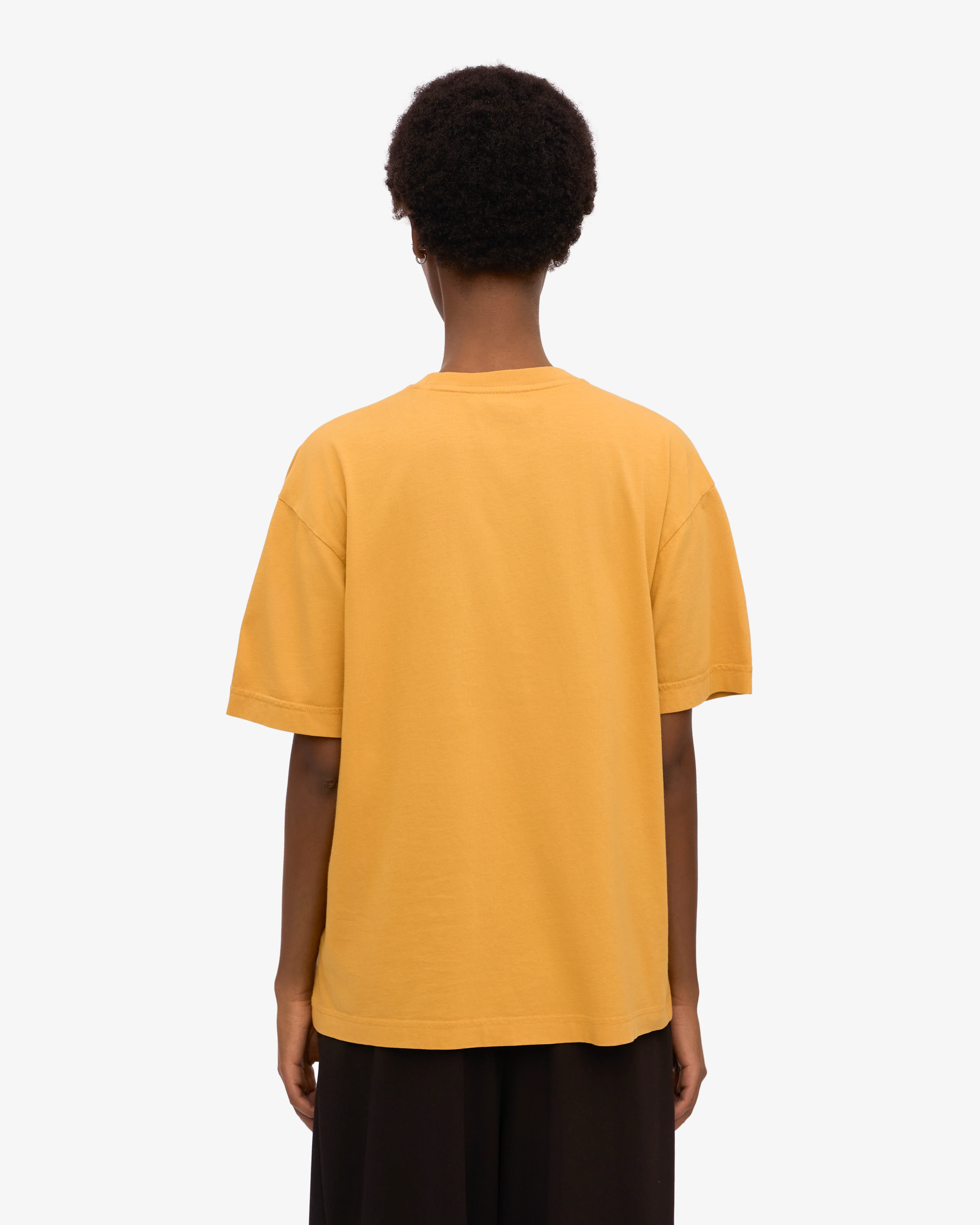 Oversized Organic T-Shirt - Burned Yellow