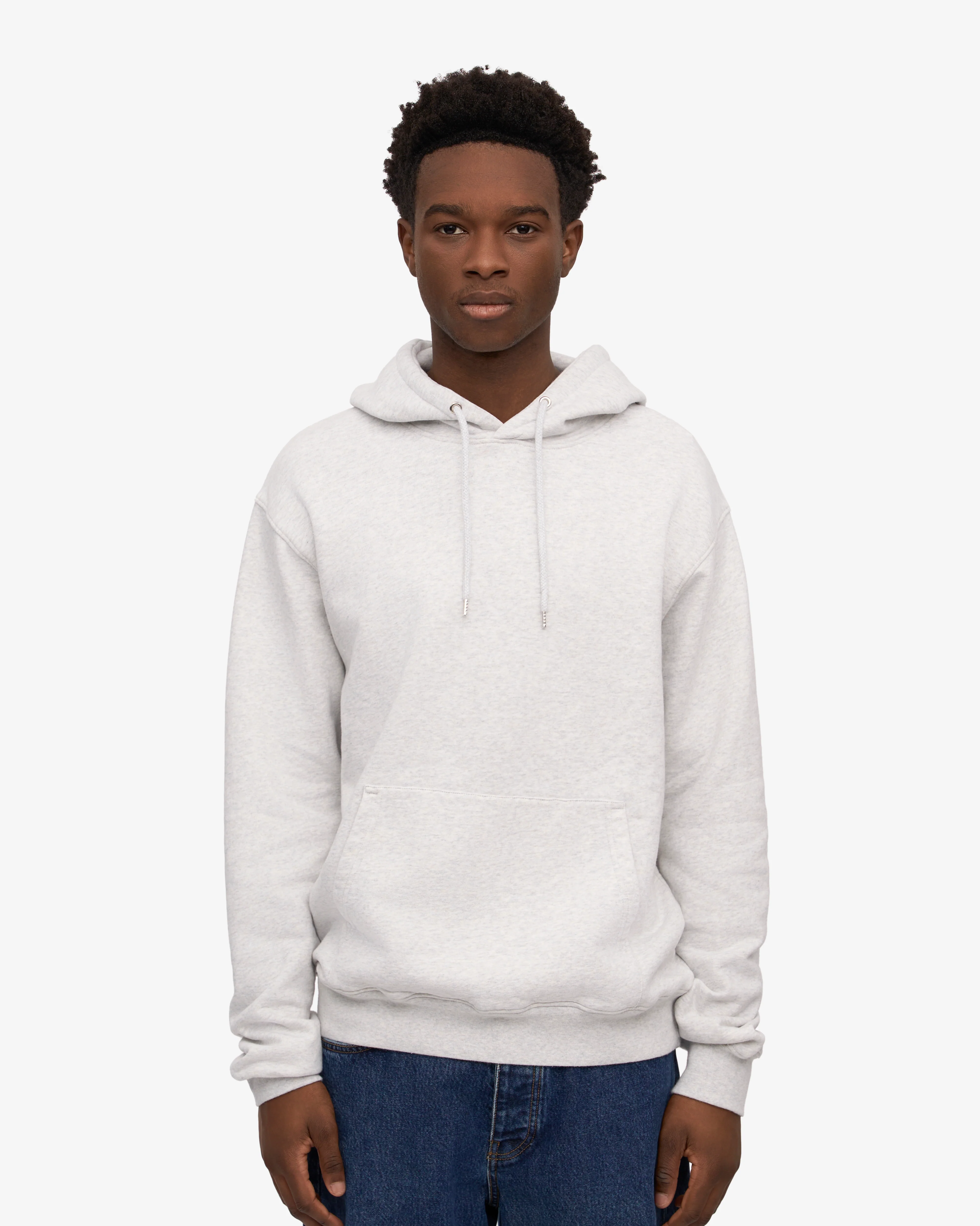 Classic Organic Hood - Snow Melange