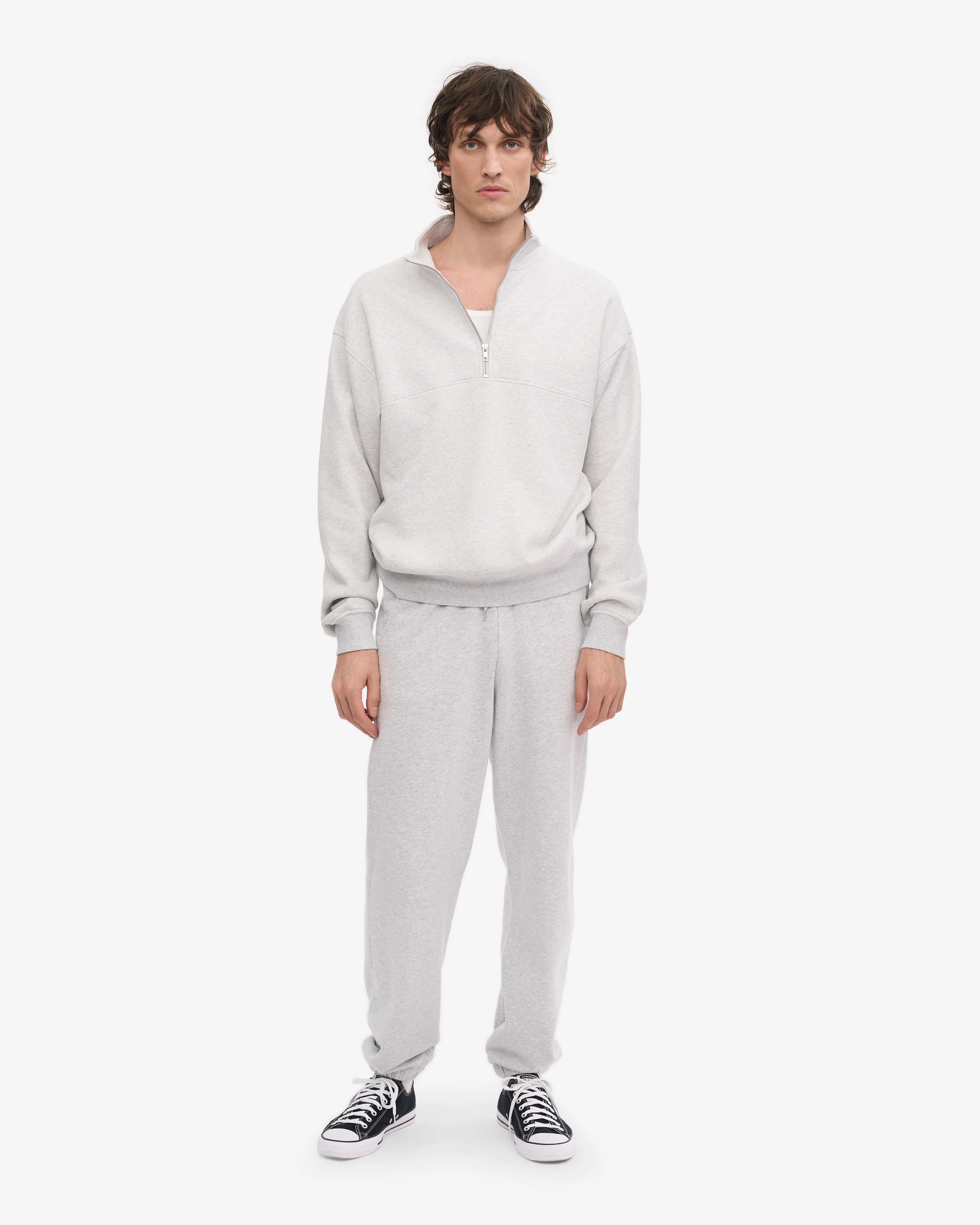 Organic Sweatpants - Snow Melange