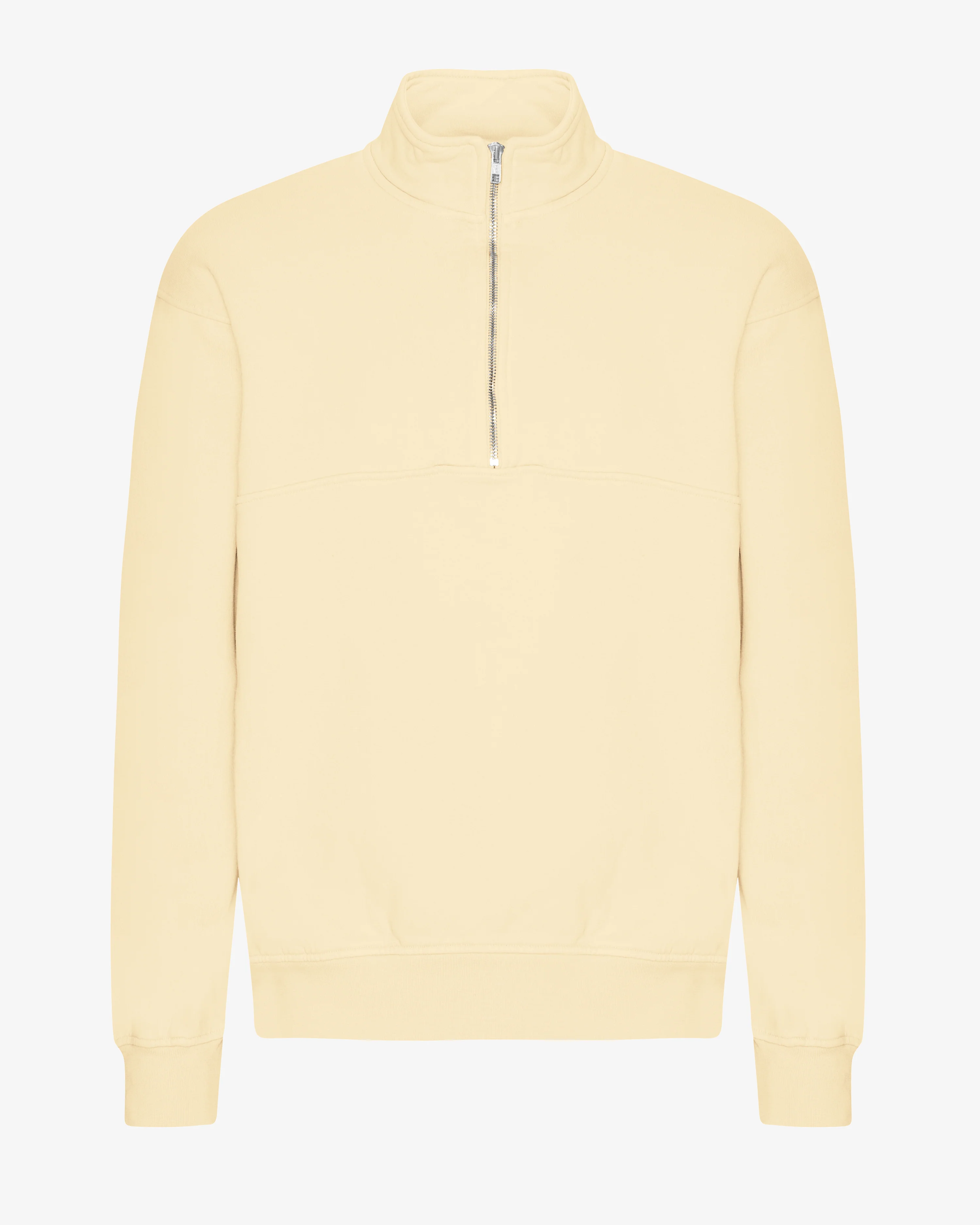 Organic Quarter Zip - Soft Yellow