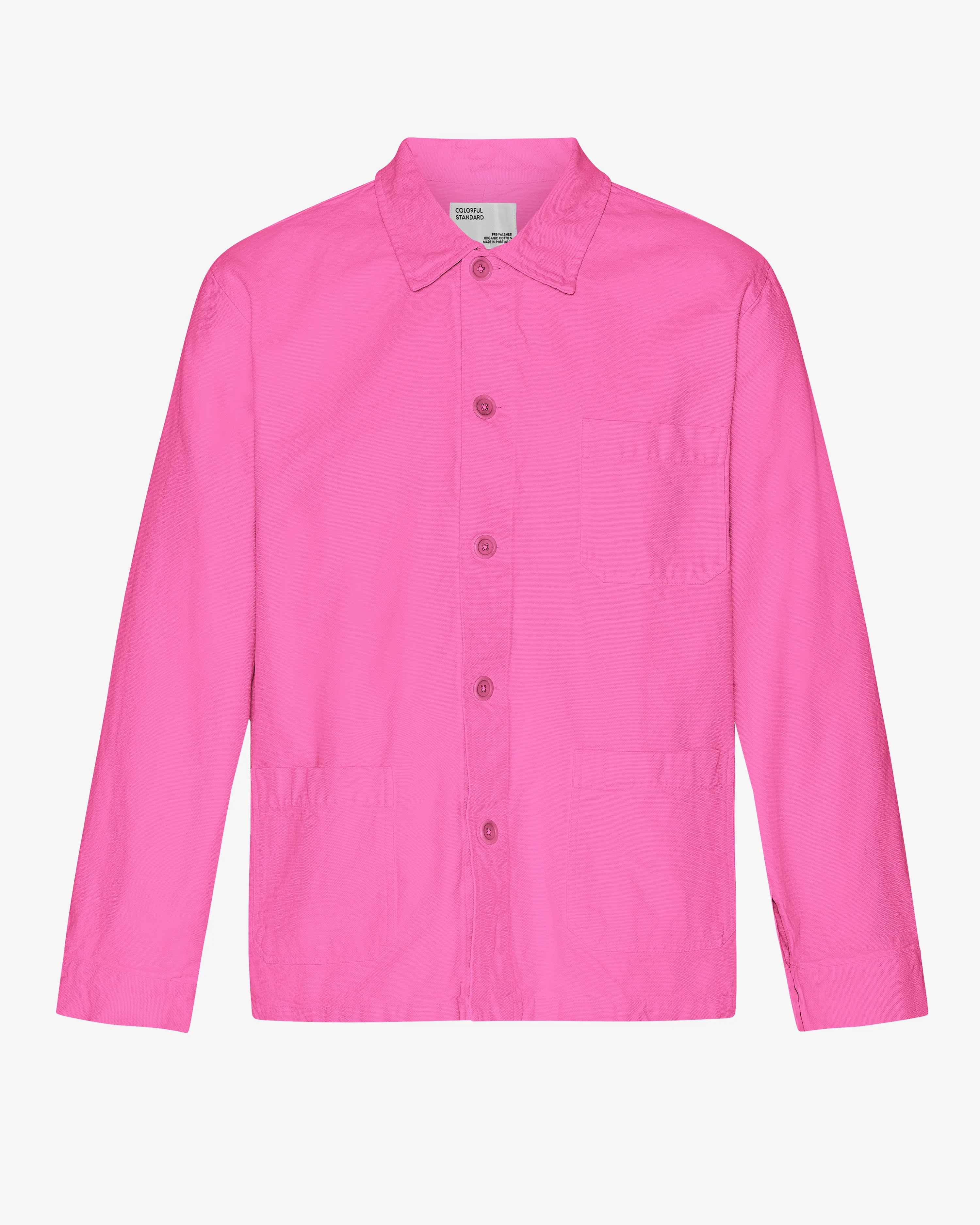 Organic Workwear Jacket - Bubblegum Pink