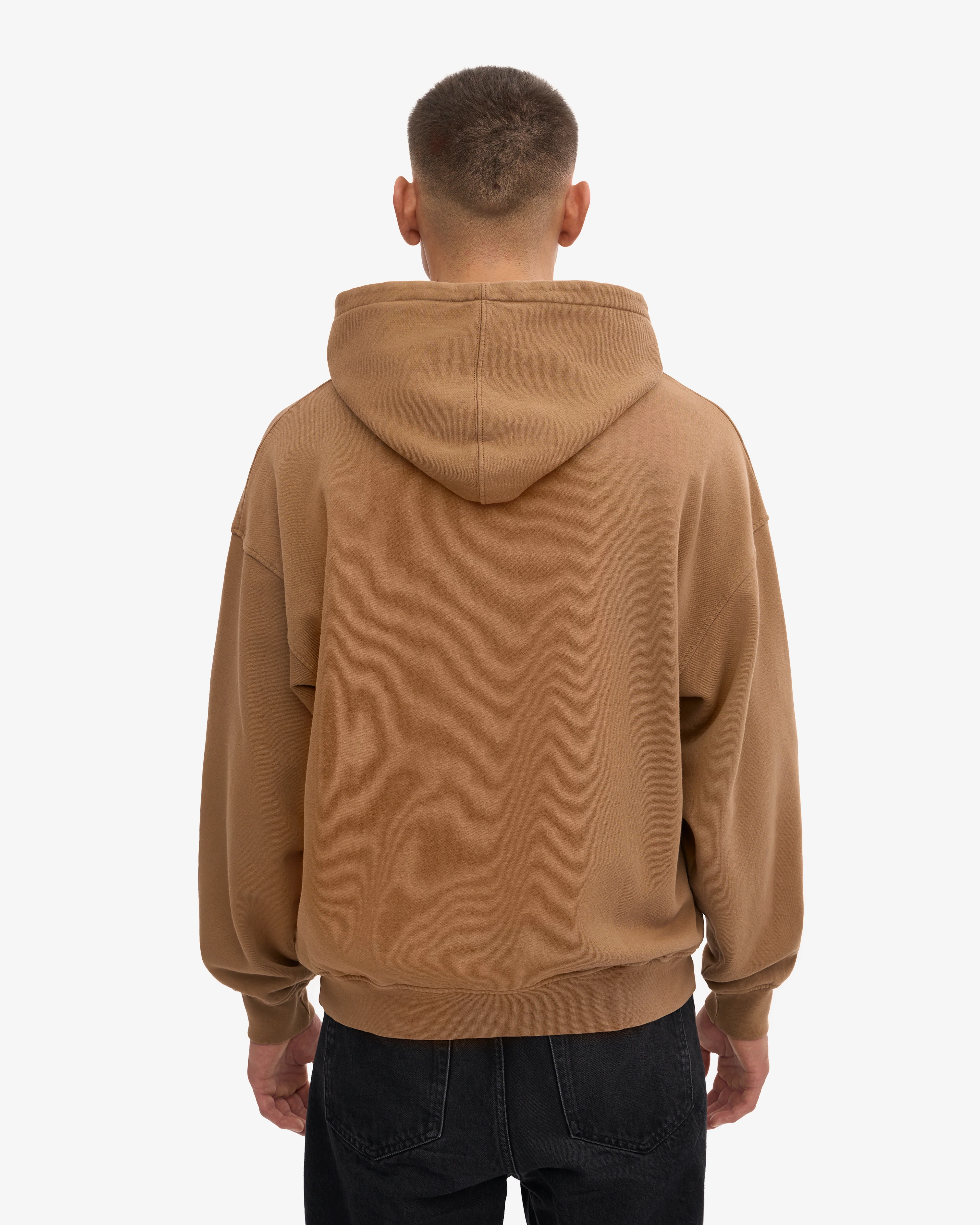 Organic Oversized Hood - Sahara Camel