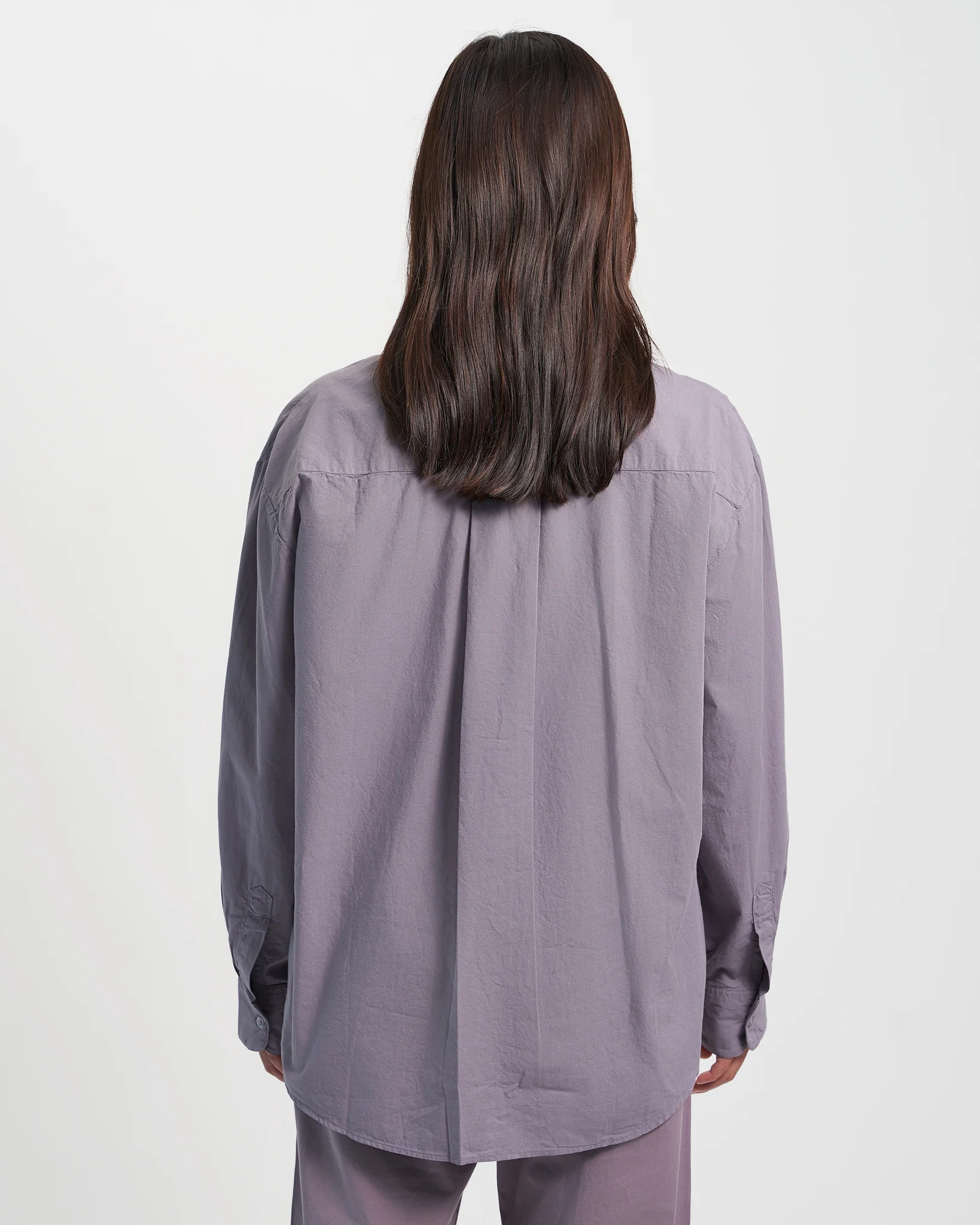 Organic Oversized Shirt - Cloudy Grey