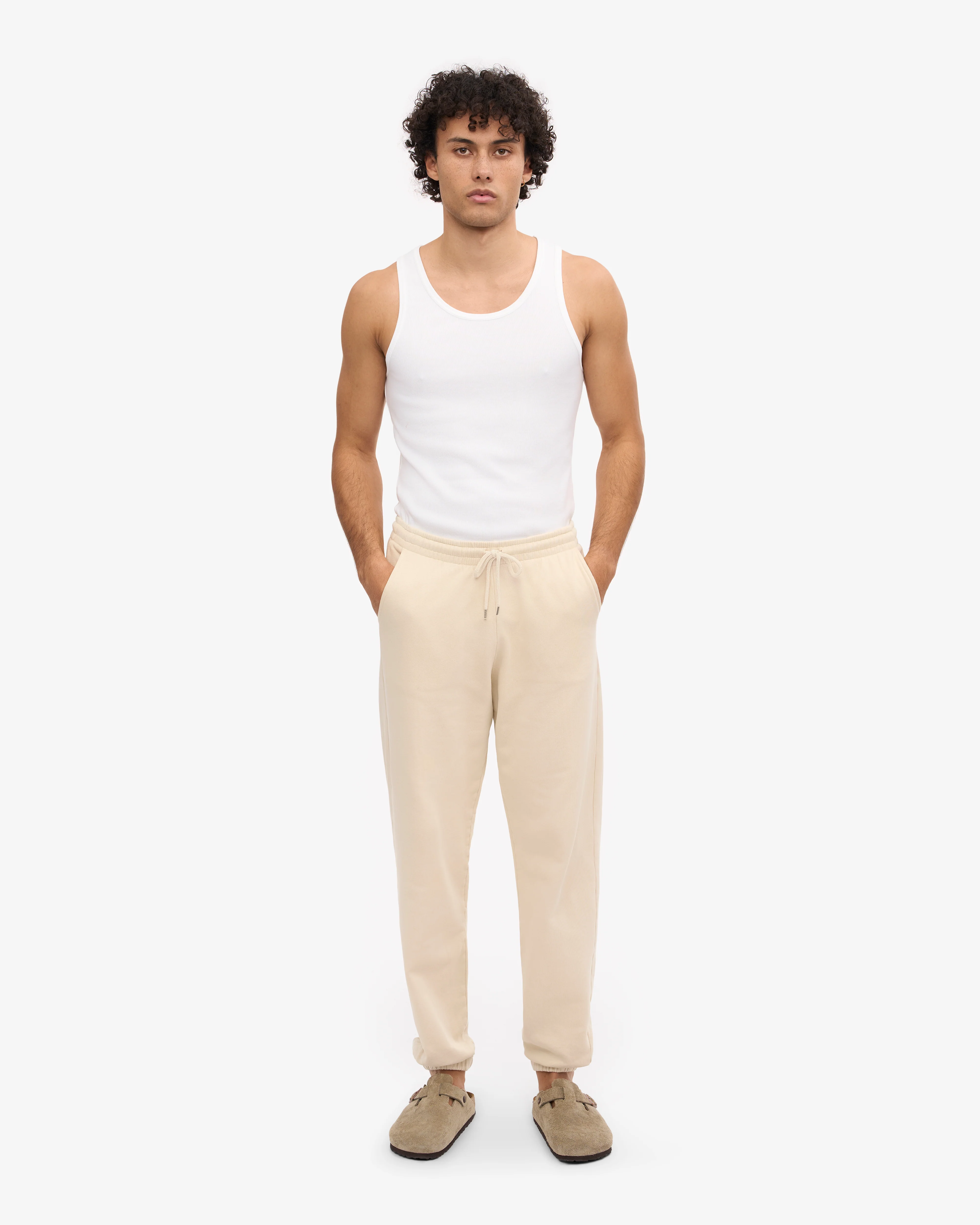 Organic Sweatpants - Ivory White