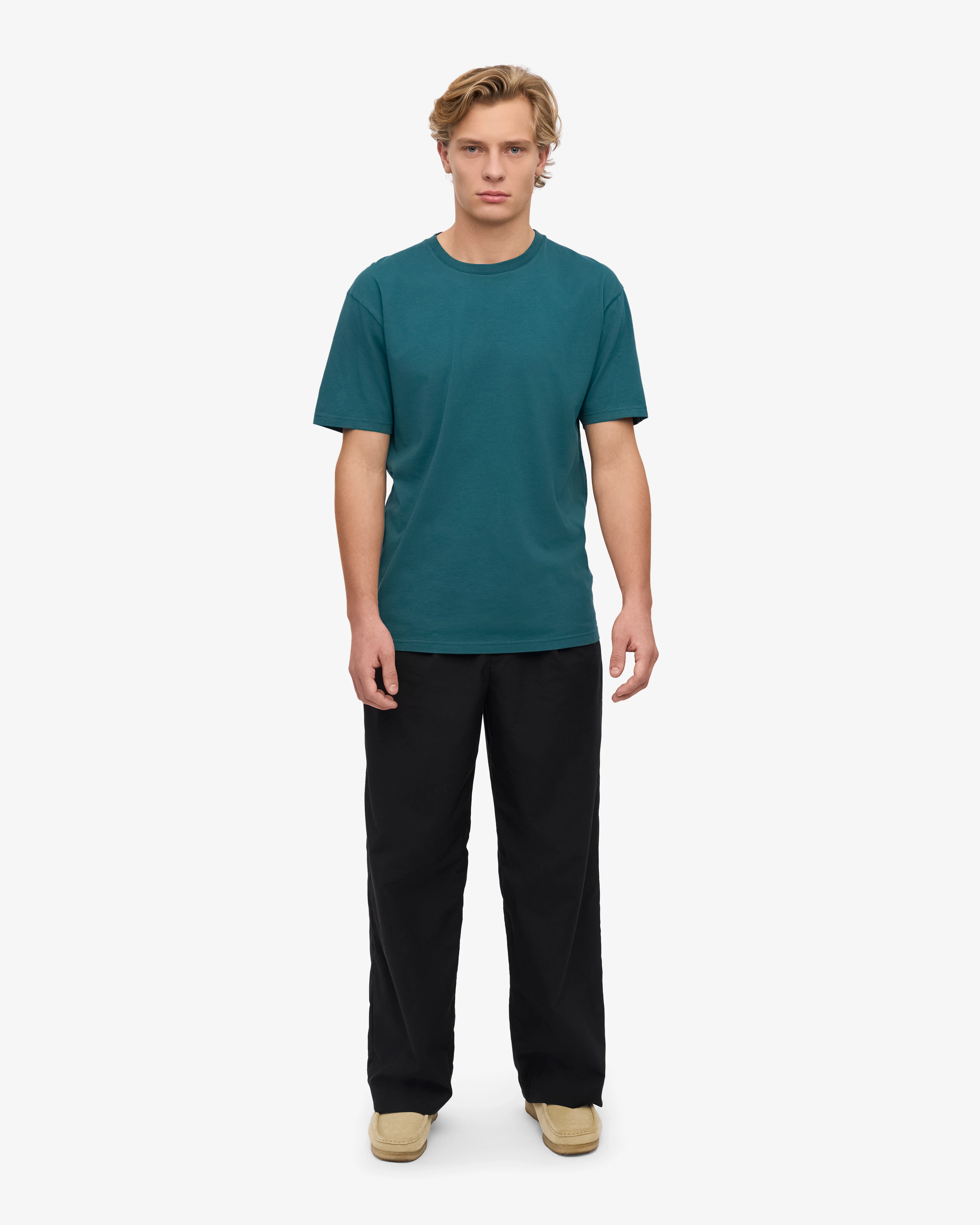 Classic Organic Tee - Ocean Green
