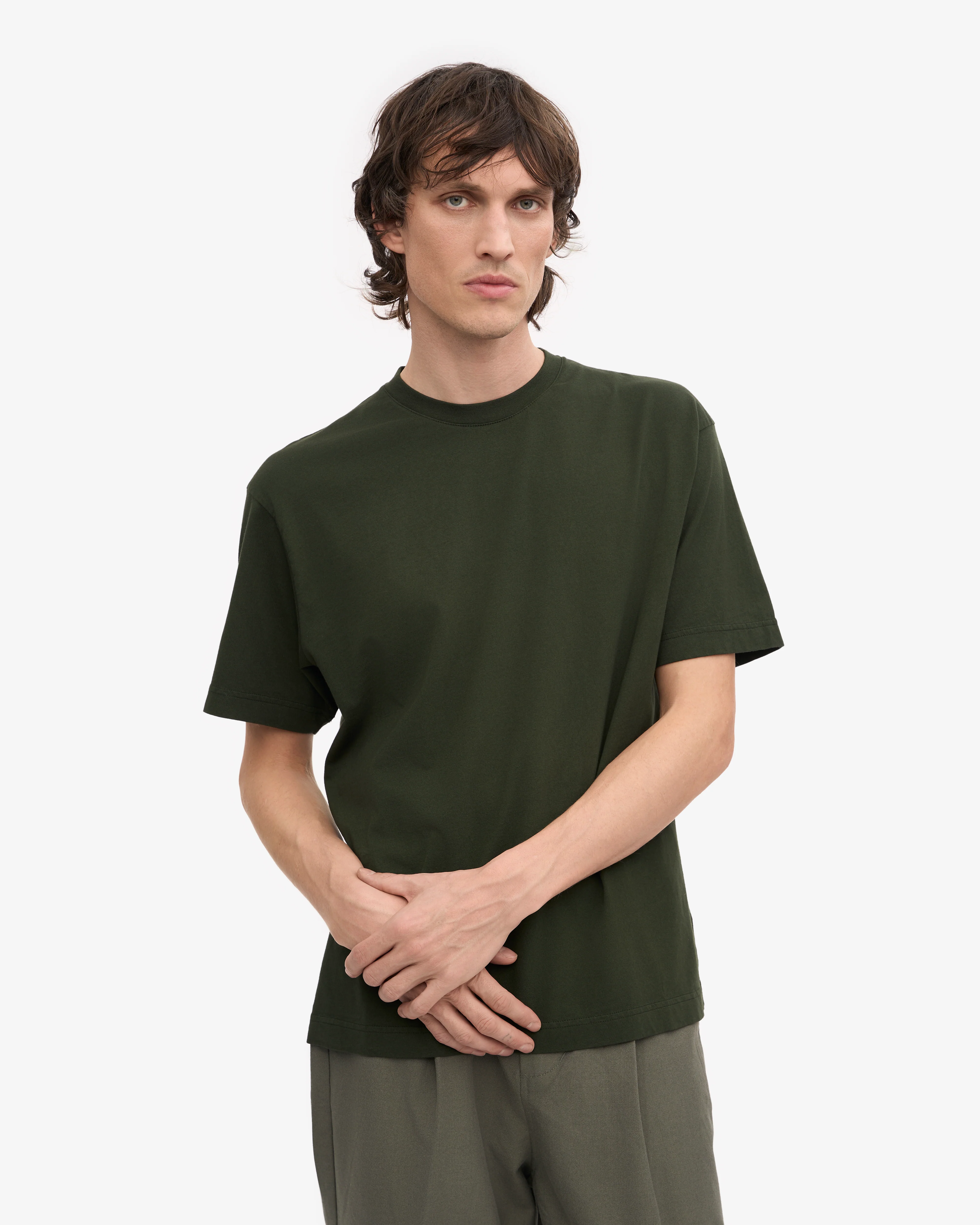 Oversized Organic T-Shirt - Hunter Green