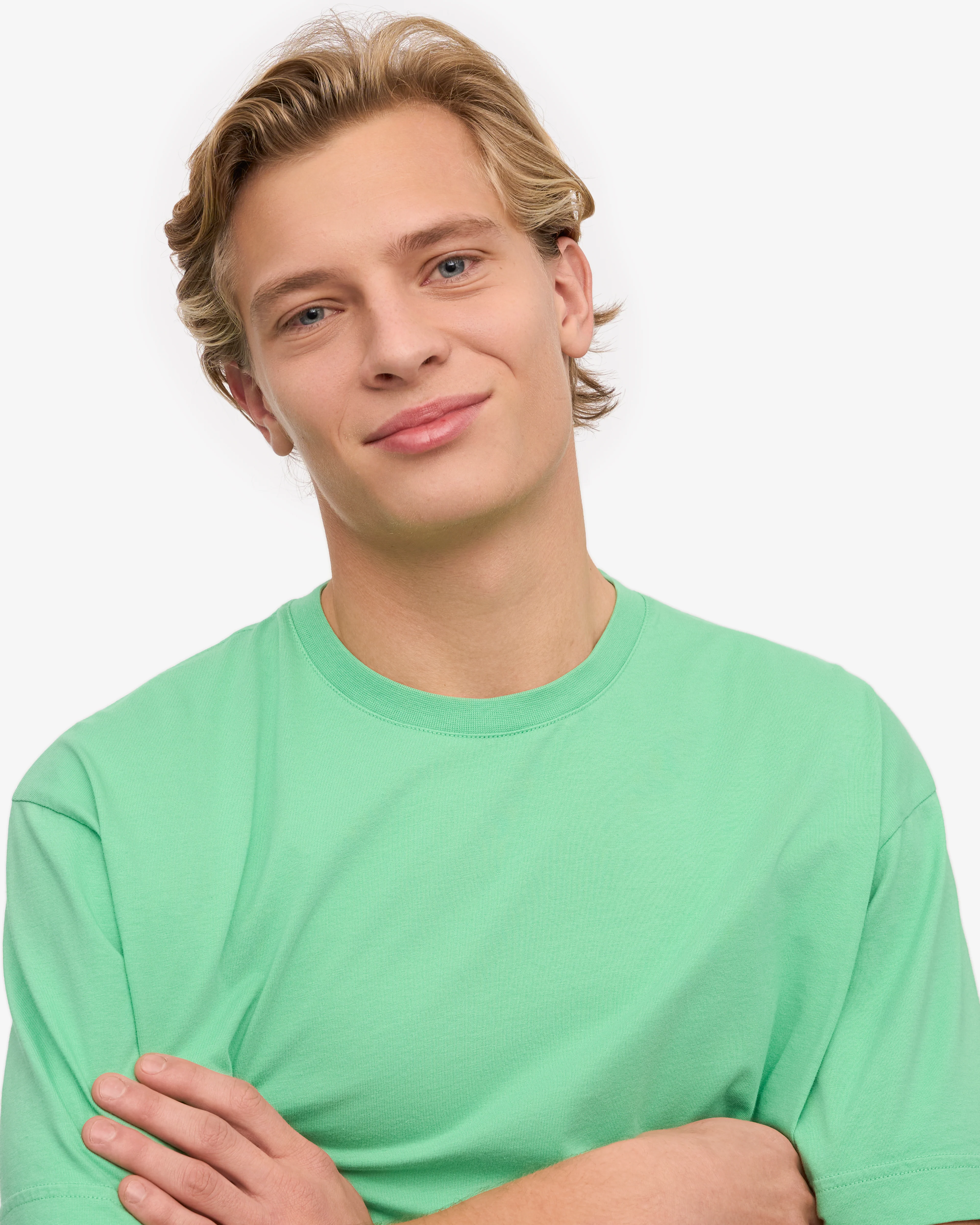 Oversized Organic T-Shirt - Spring Green