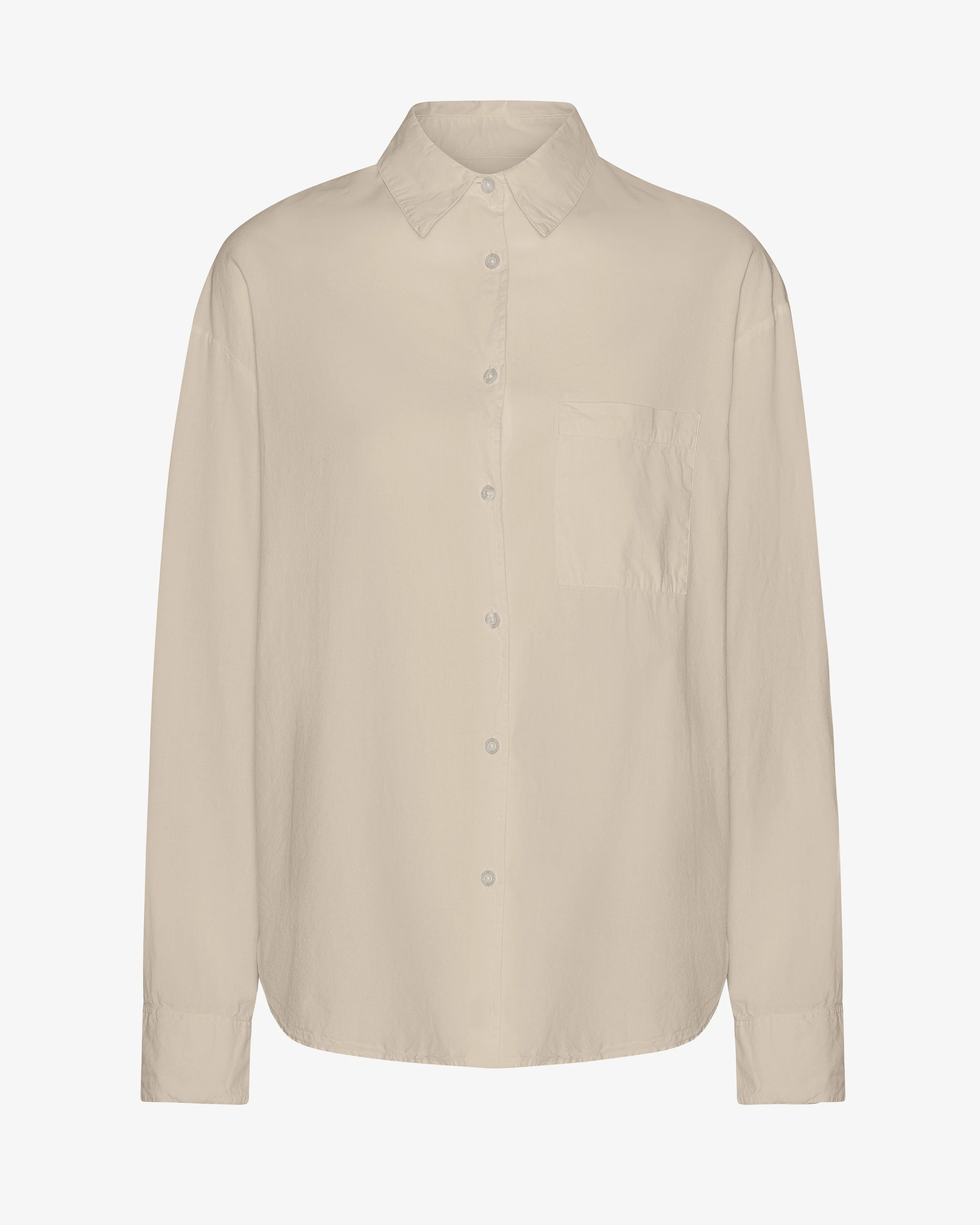 Organic Oversized Shirt - Oyster Grey