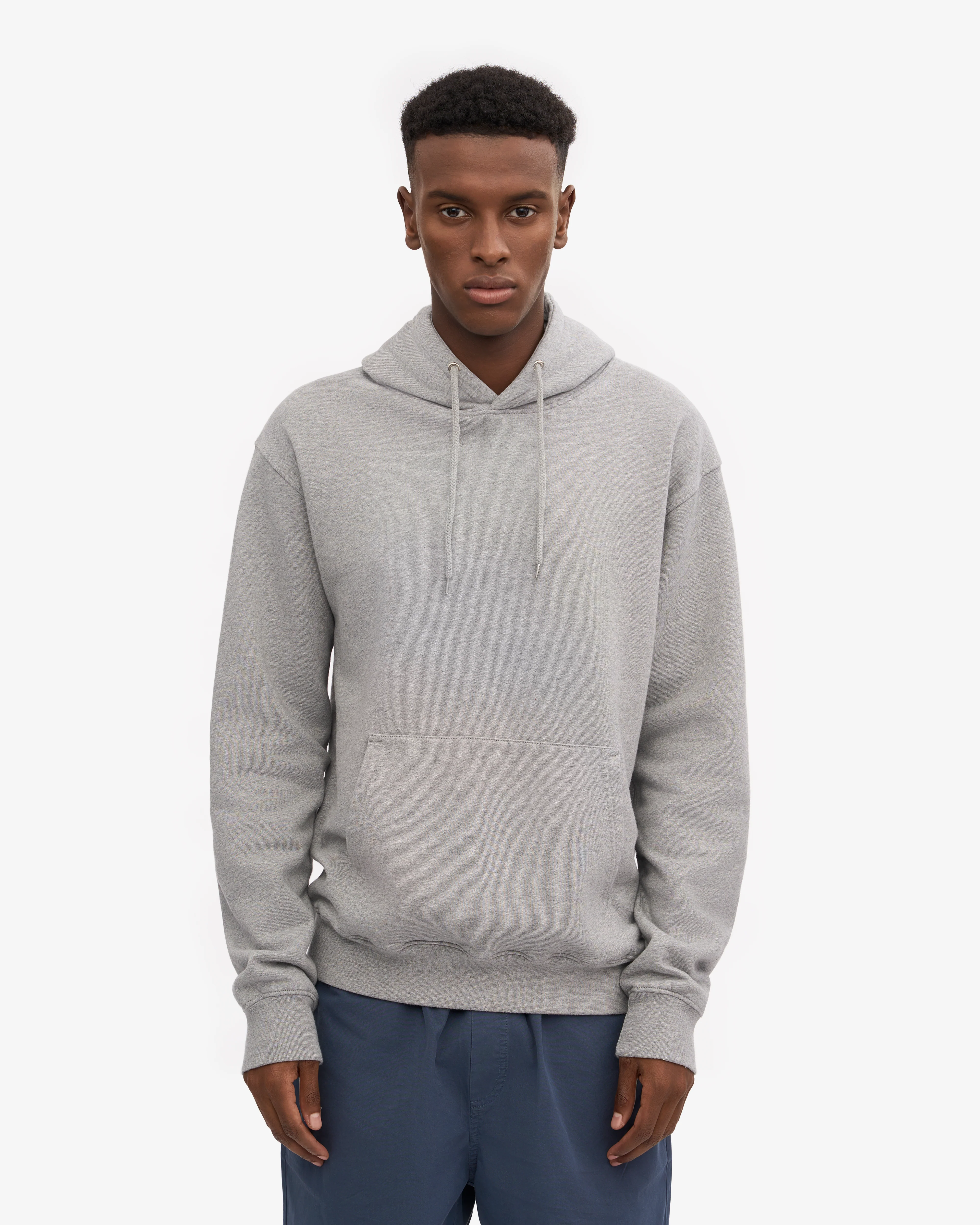 Classic Organic Hood - Heather Grey