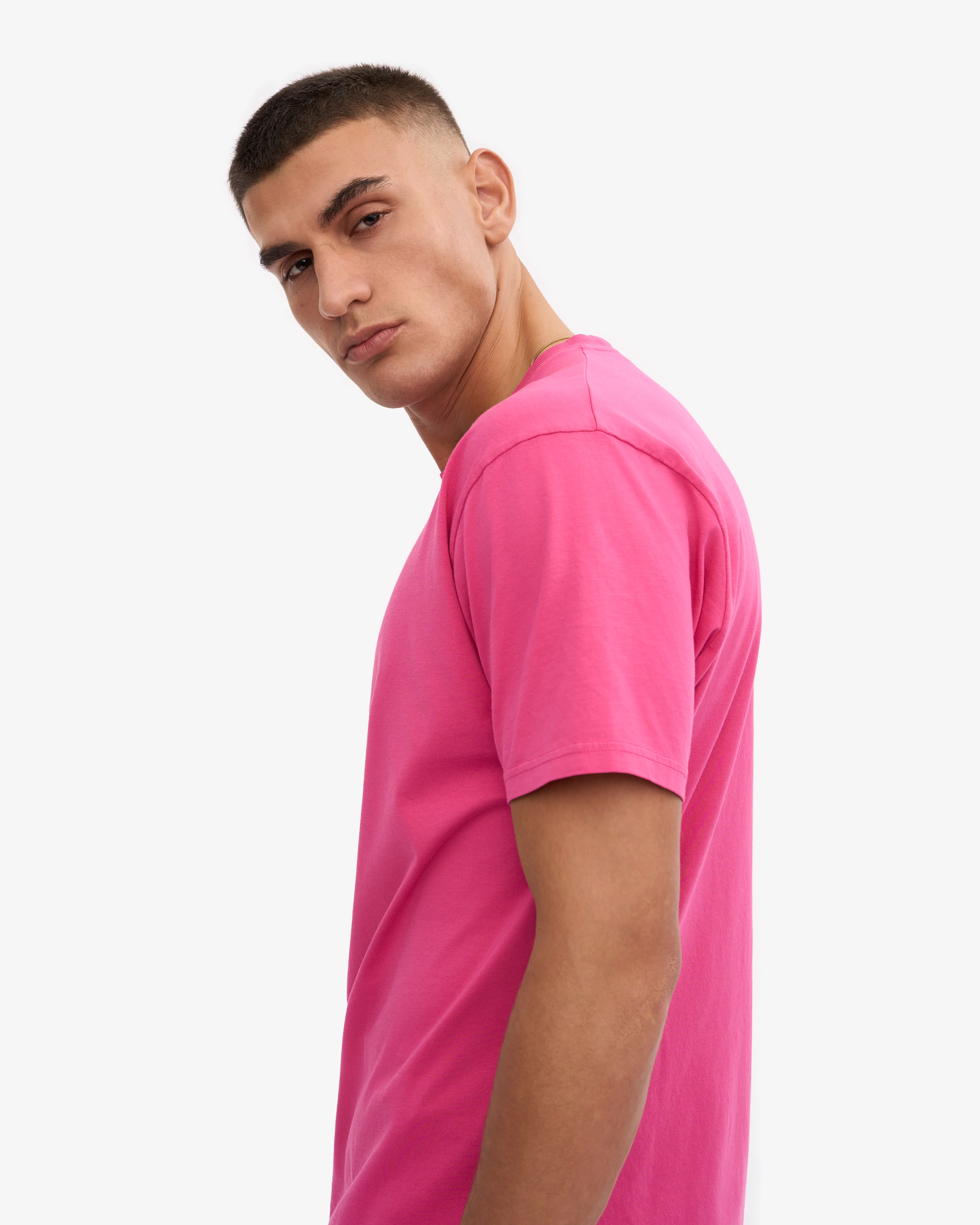 Classic Organic Tee - Bubblegum Pink