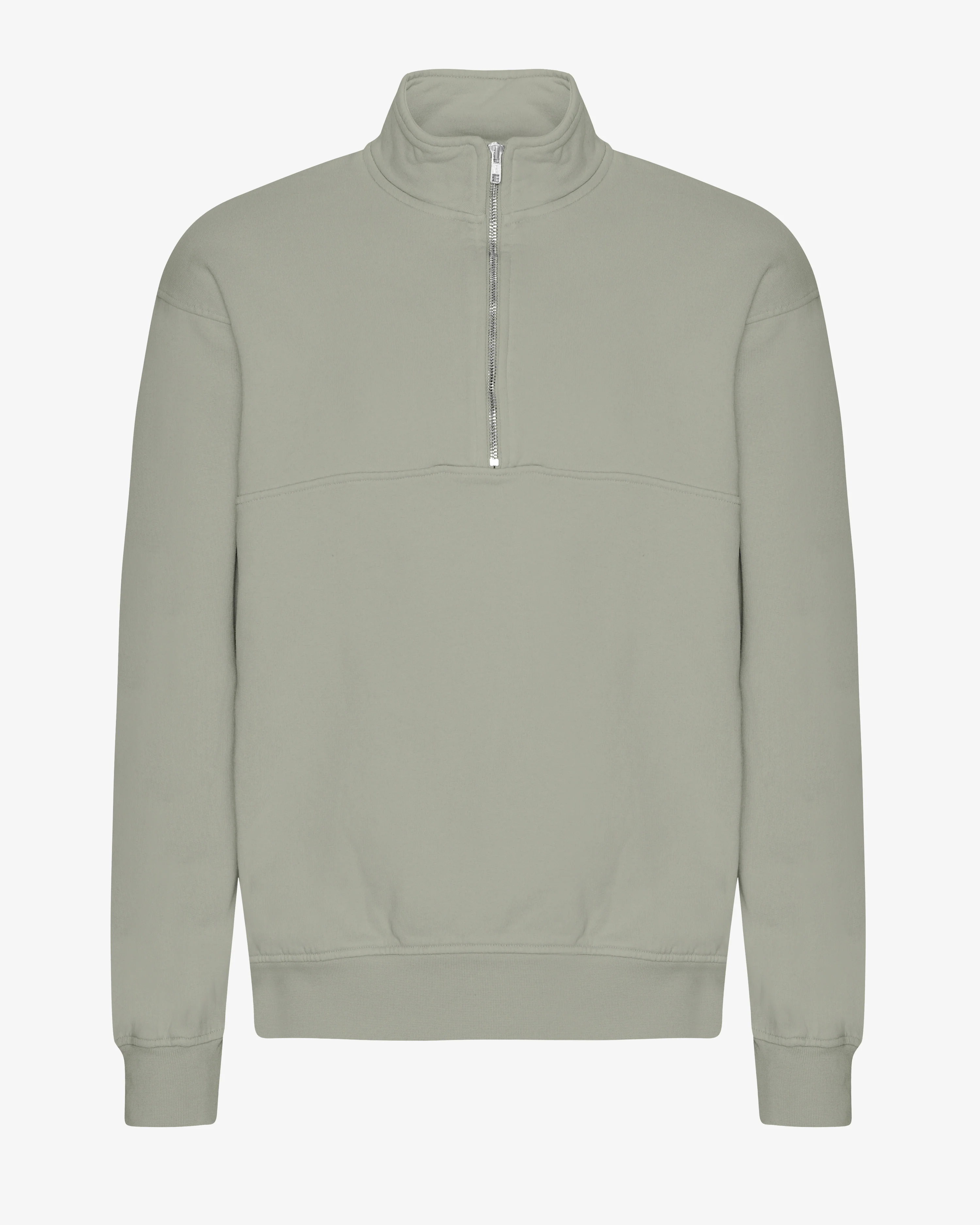 Organic Quarter Zip - Steel Blue