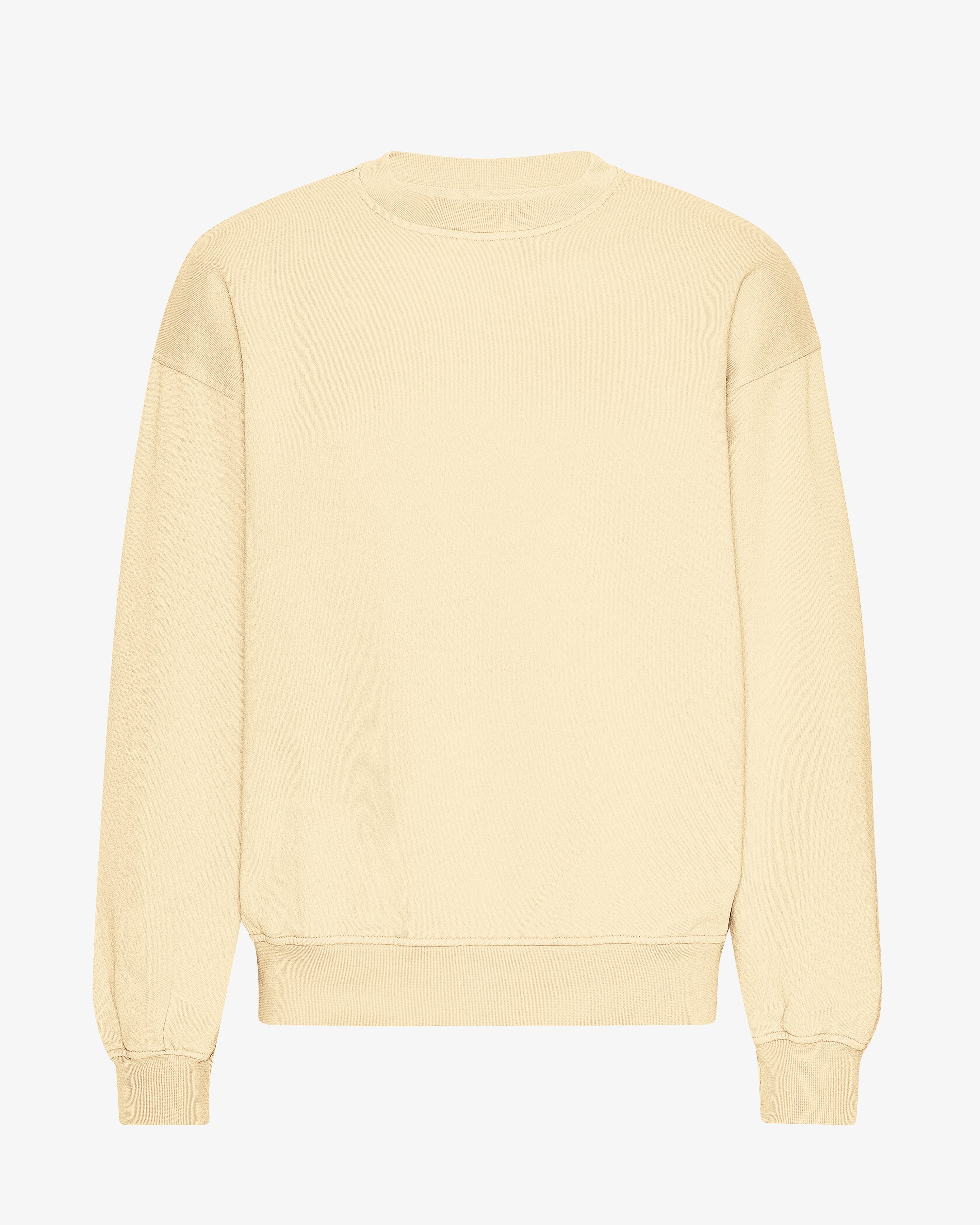 Organic Oversized Crew - Soft Yellow