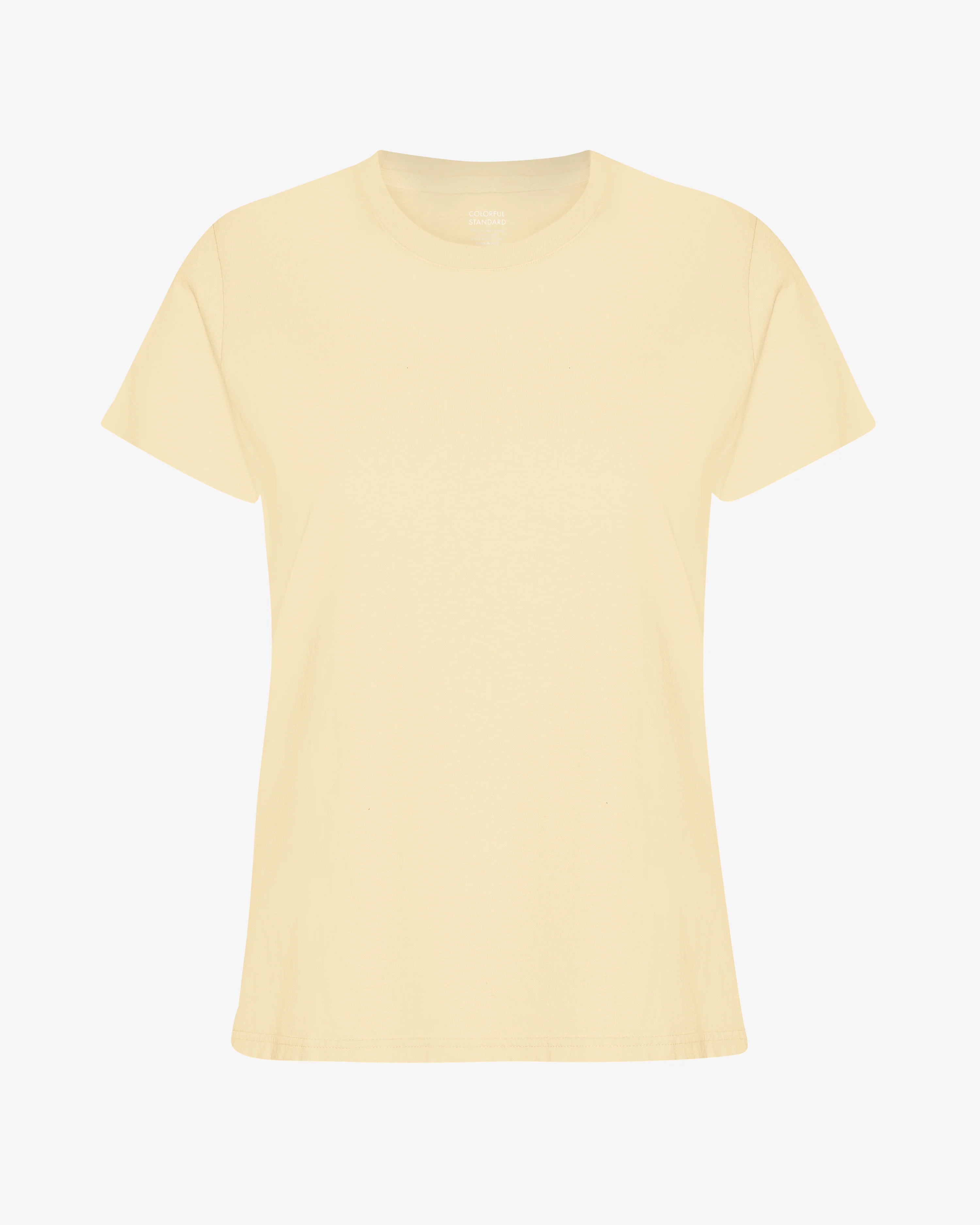 Women Light Organic Tee - Soft Yellow