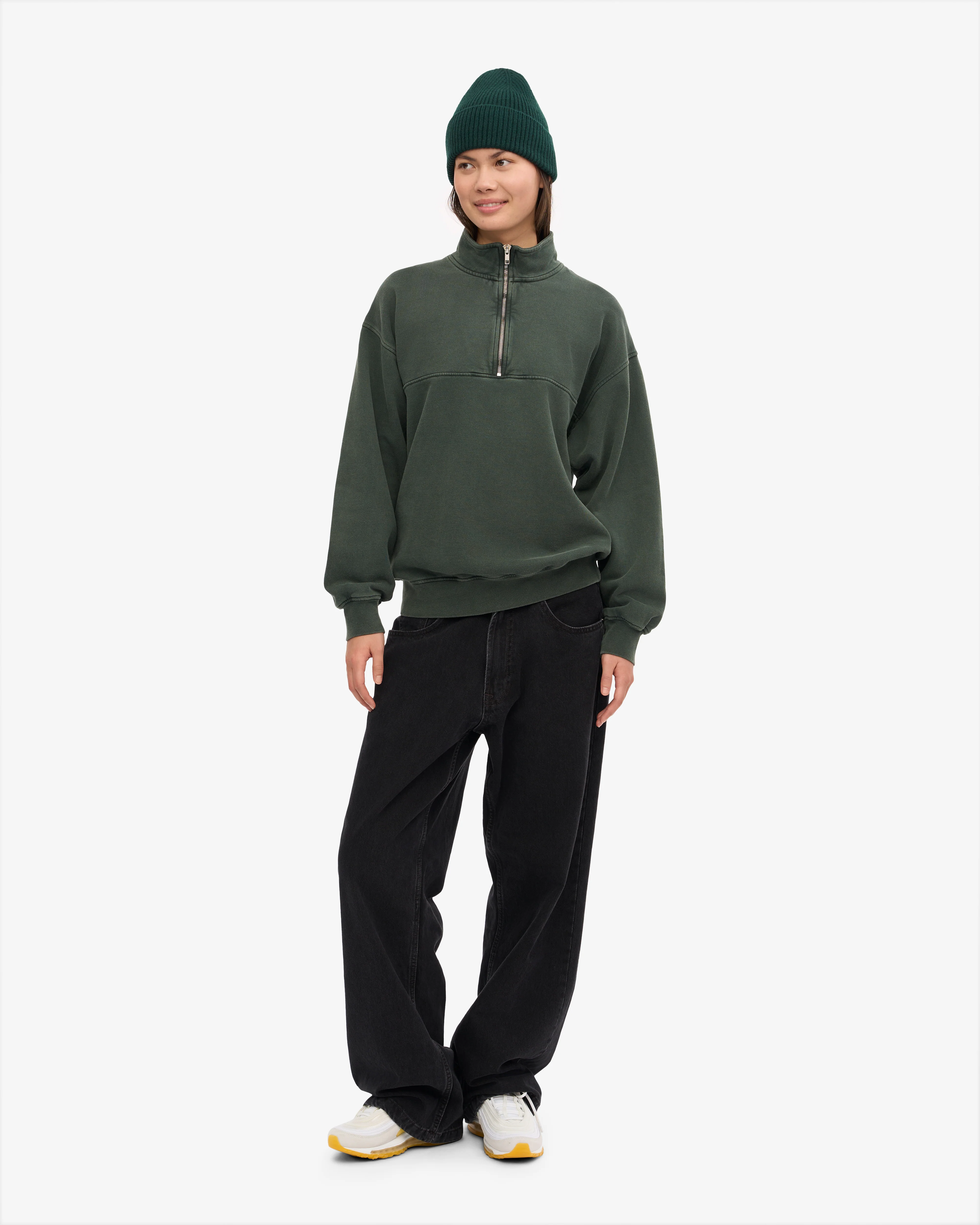 Organic Quarter Zip - Midnight Forest