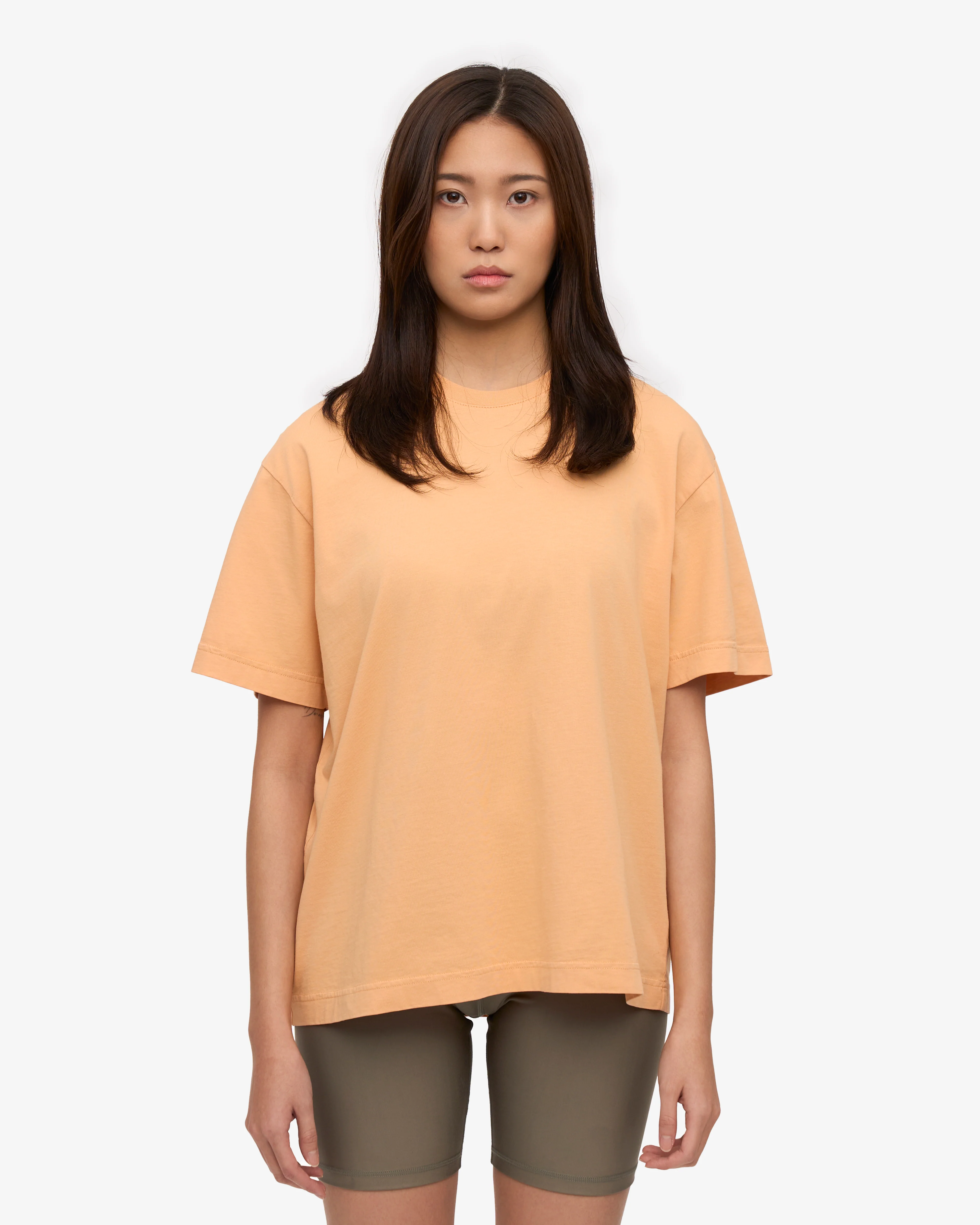 Oversized Organic T-Shirt - Sandstone Orange
