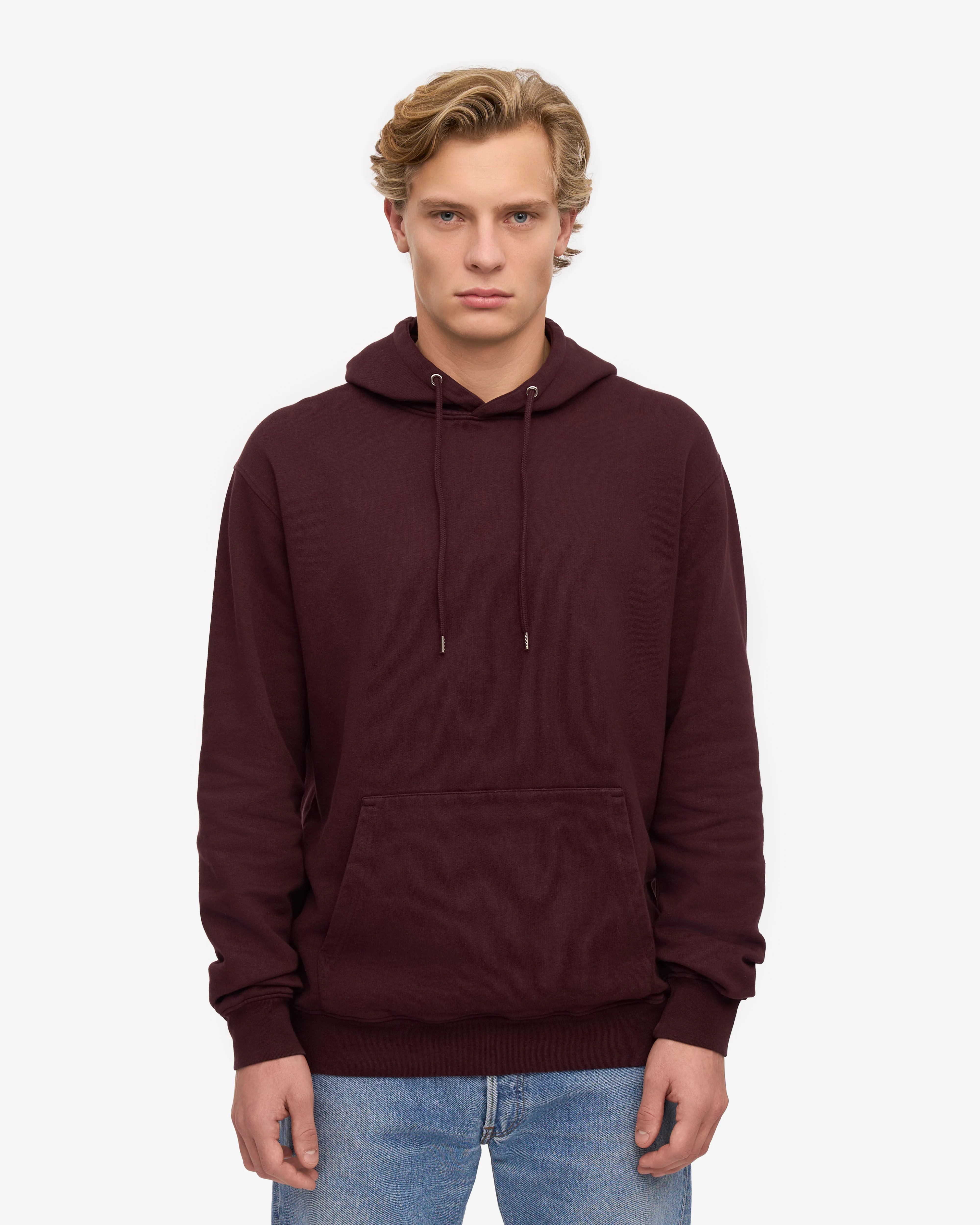 Classic Organic Hood - Oxblood Red