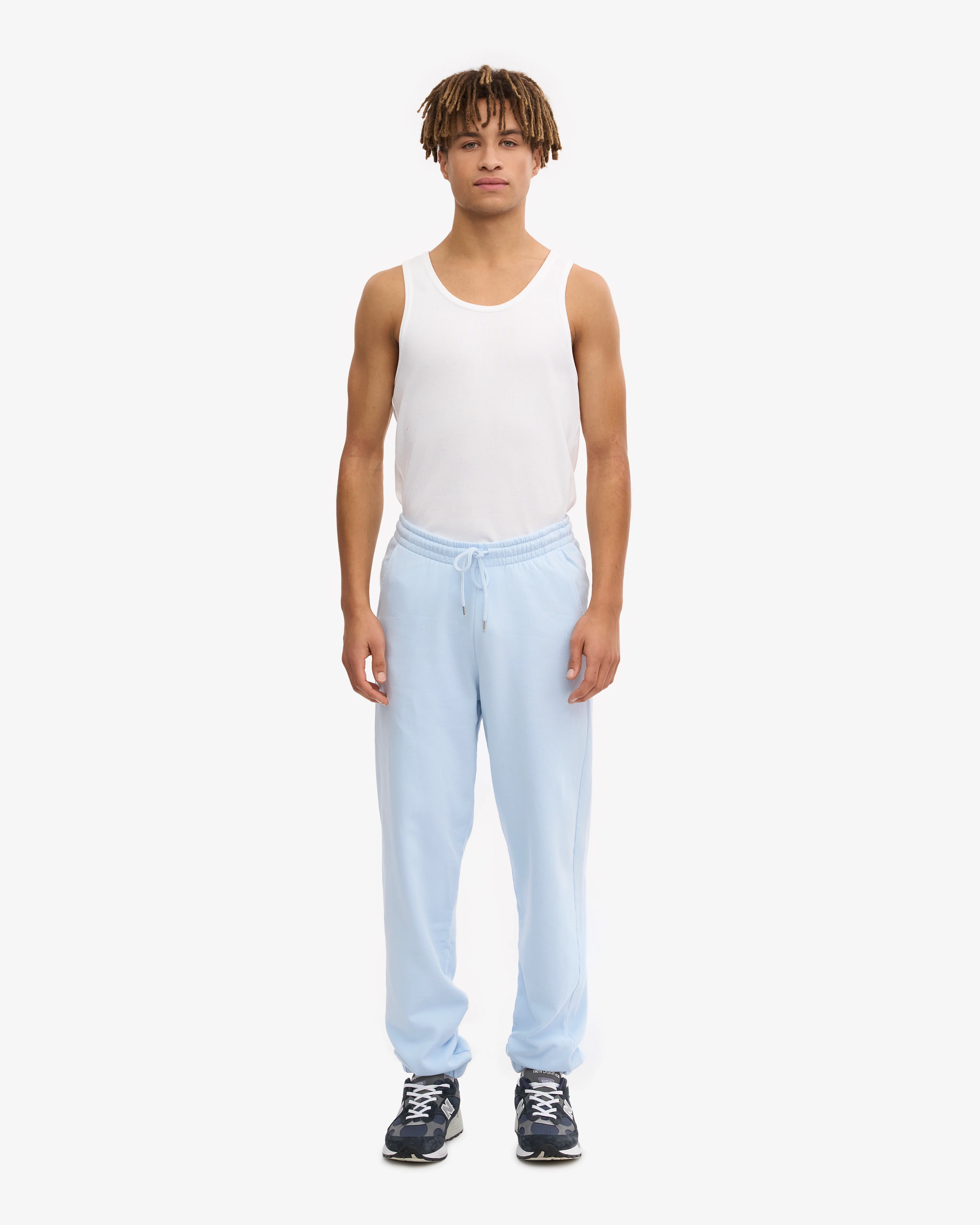 Organic Sweatpants - Polar Blue