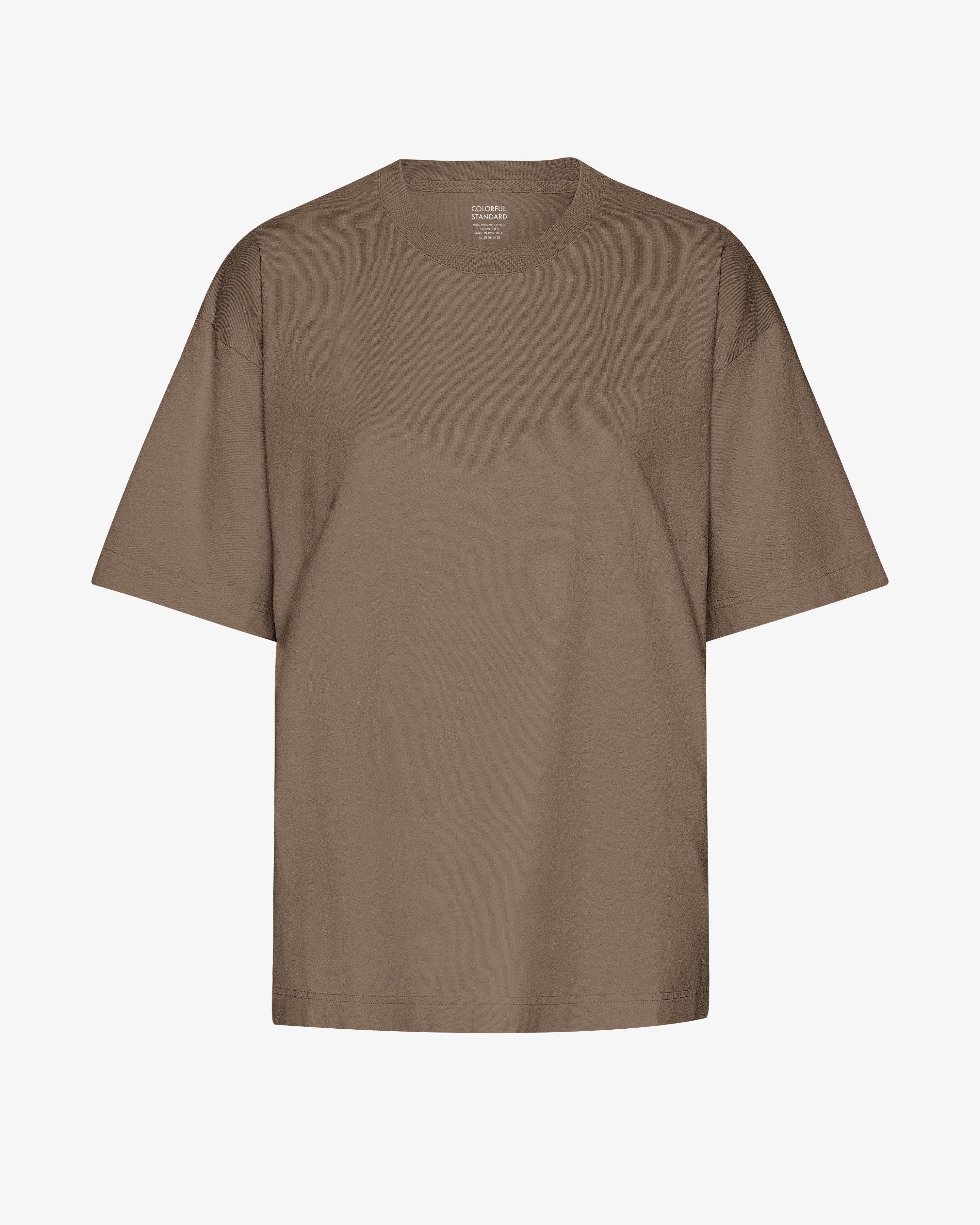 Oversized Organic T-Shirt - Cedar Brown