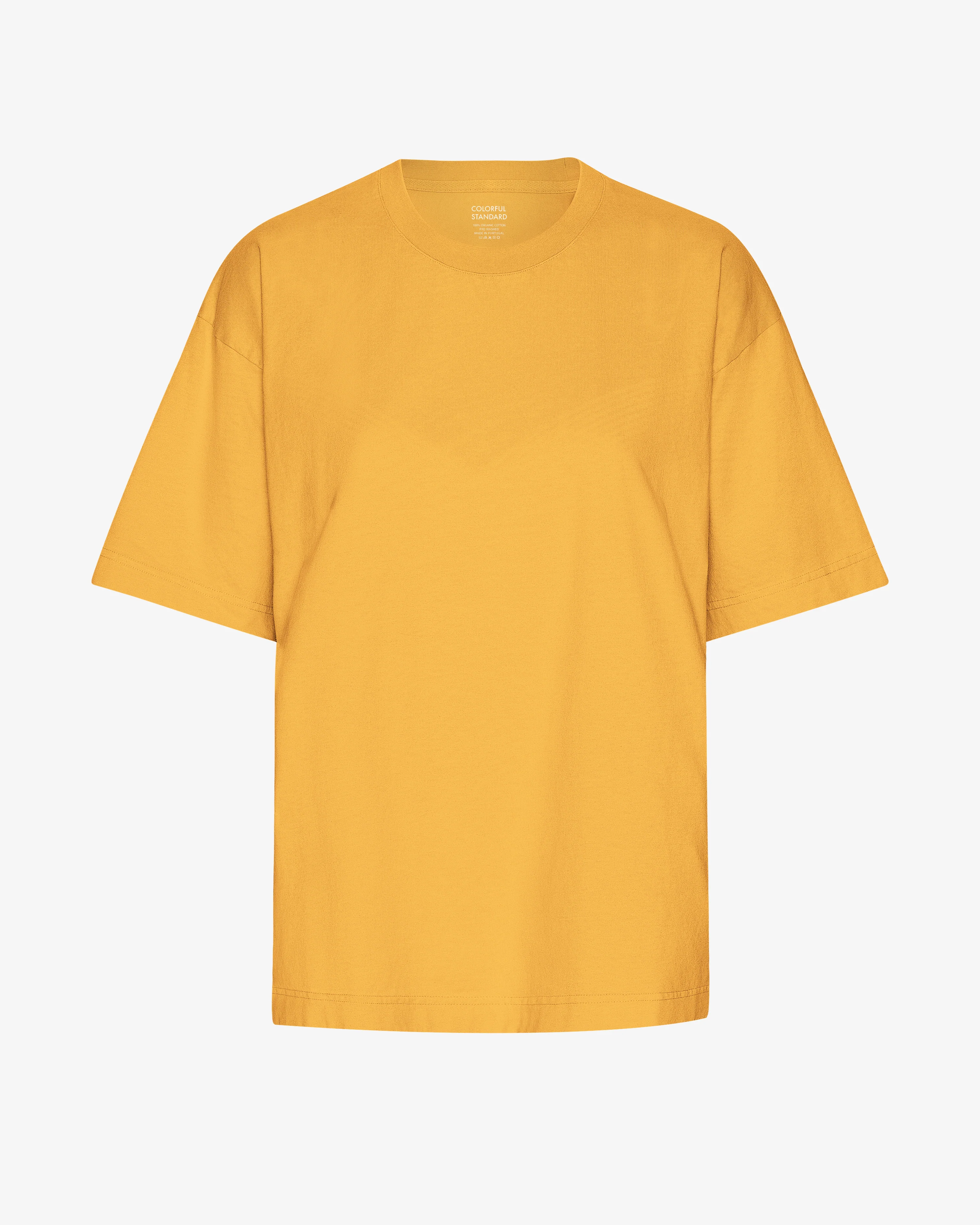 Oversized Organic T-Shirt - Burned Yellow