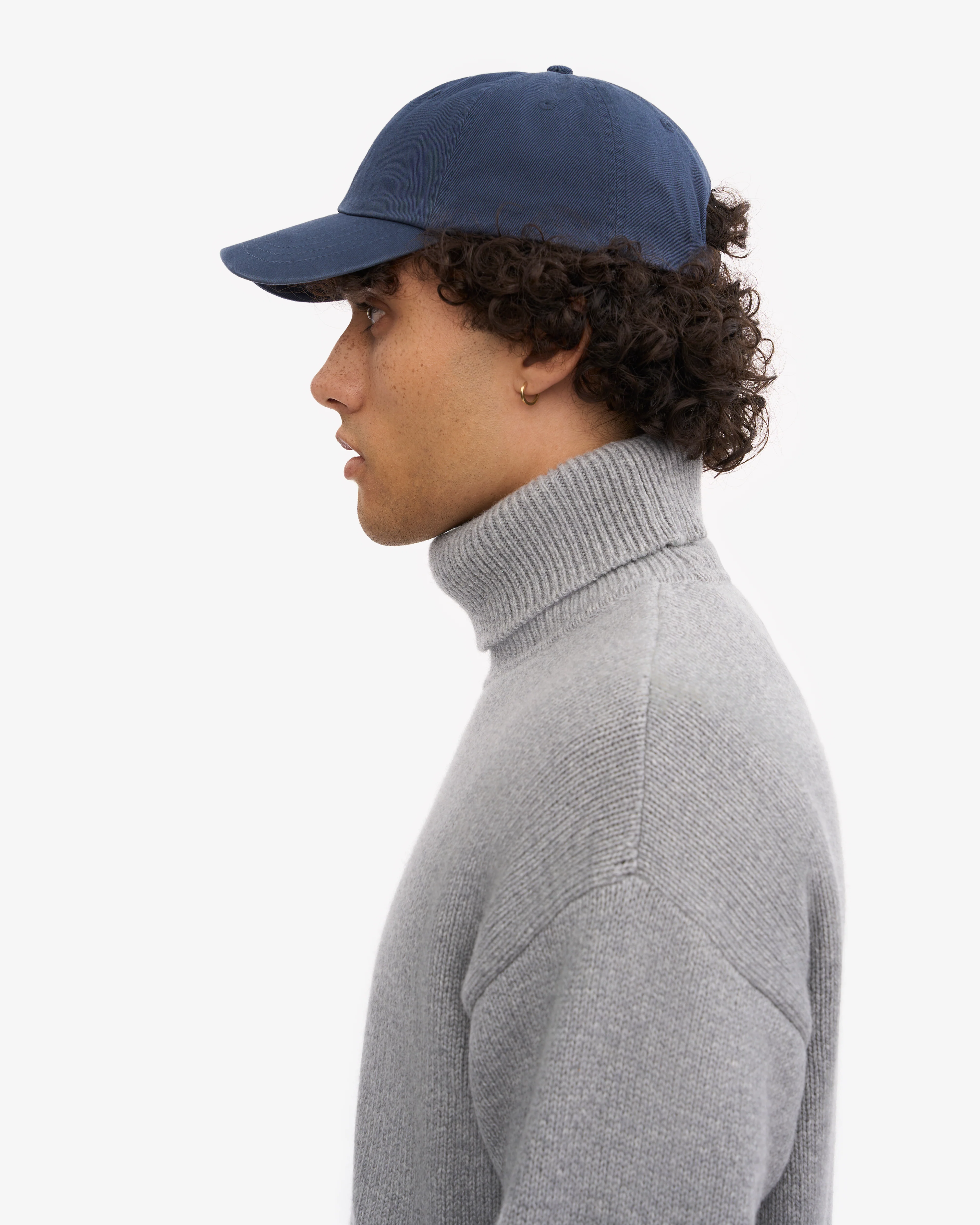 Organic Cotton Cap - Petrol Blue
