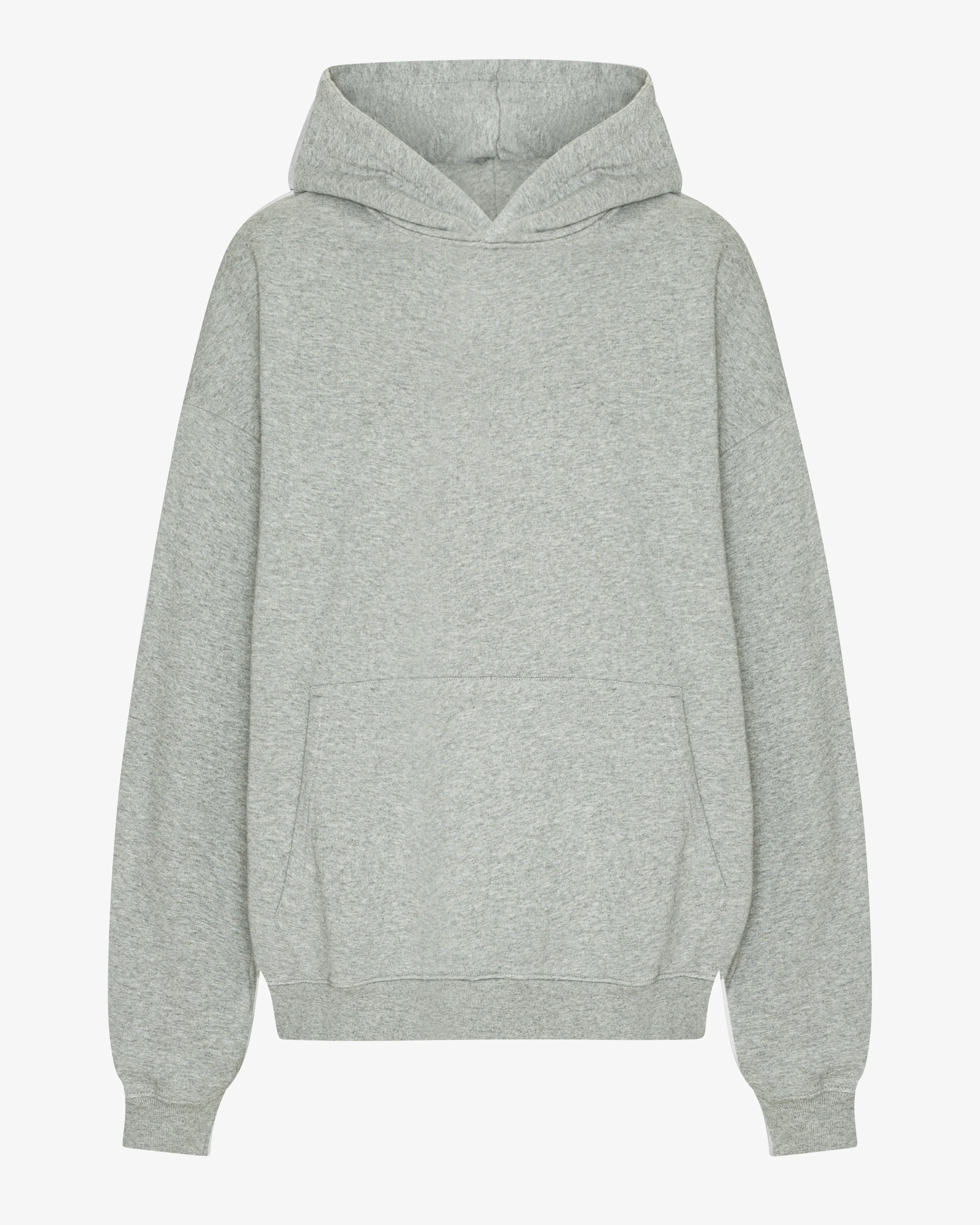 Organic Oversized Hood - Heather Grey