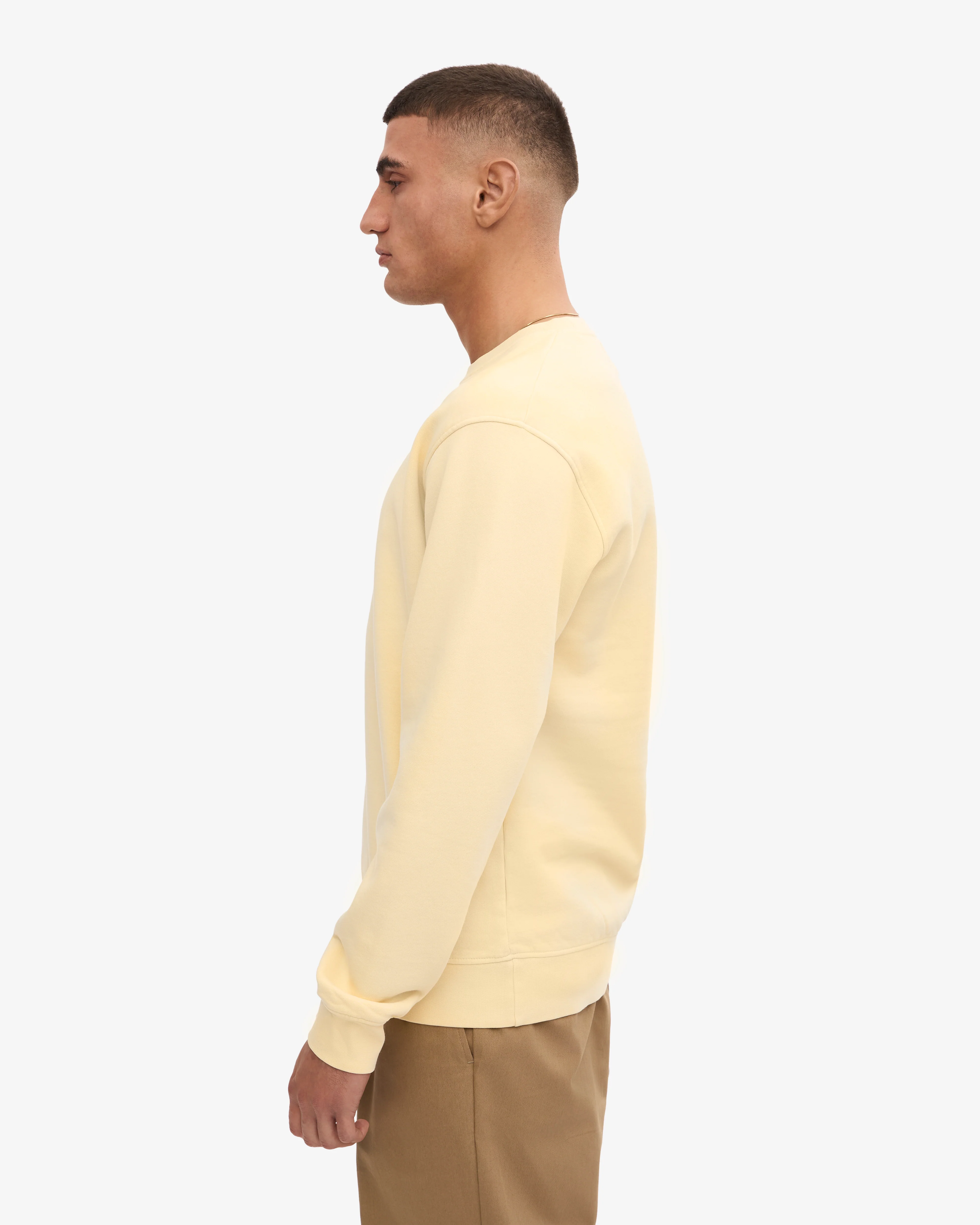 Classic Organic Crew - Soft Yellow