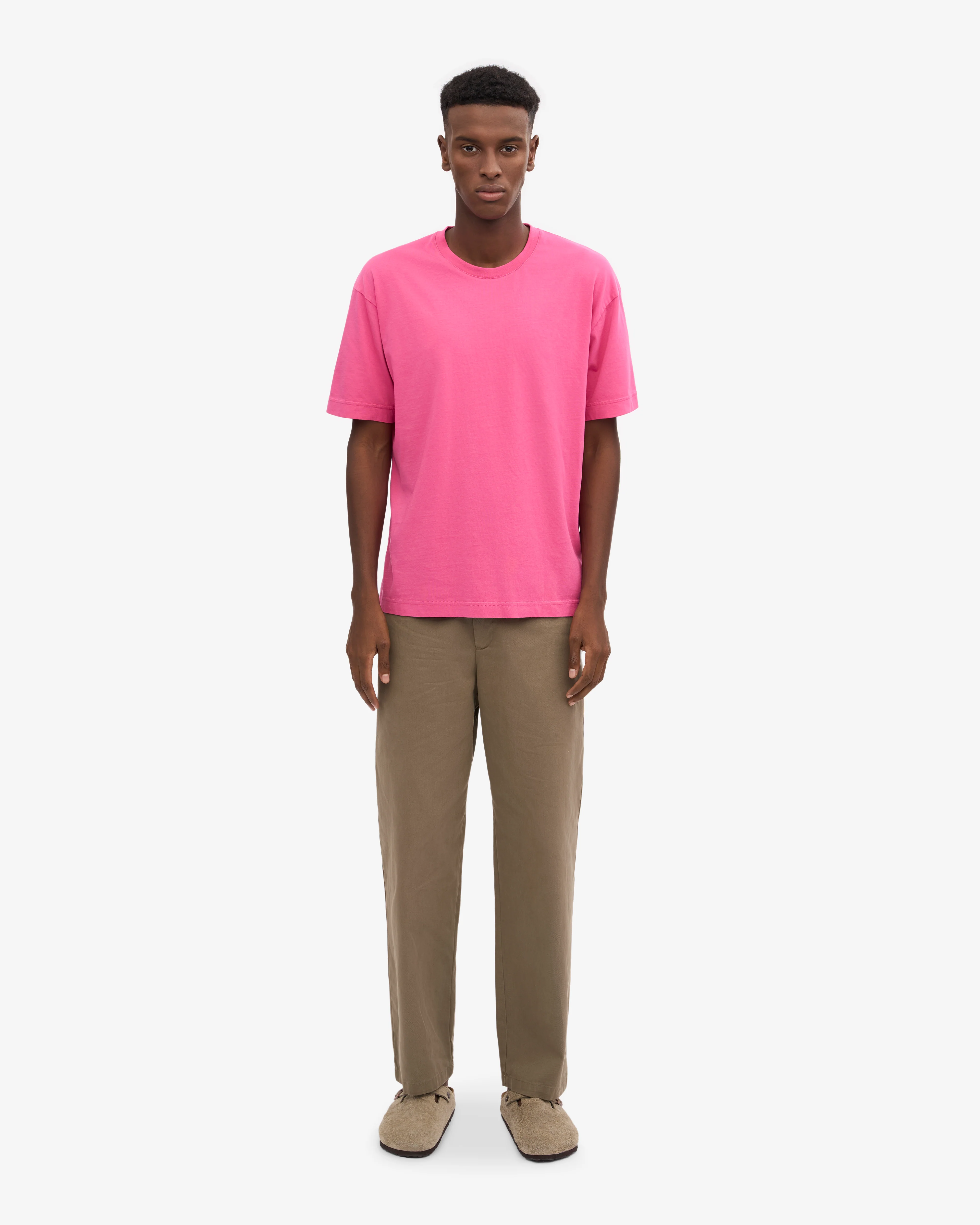 Oversized Organic T-Shirt - Bubblegum Pink