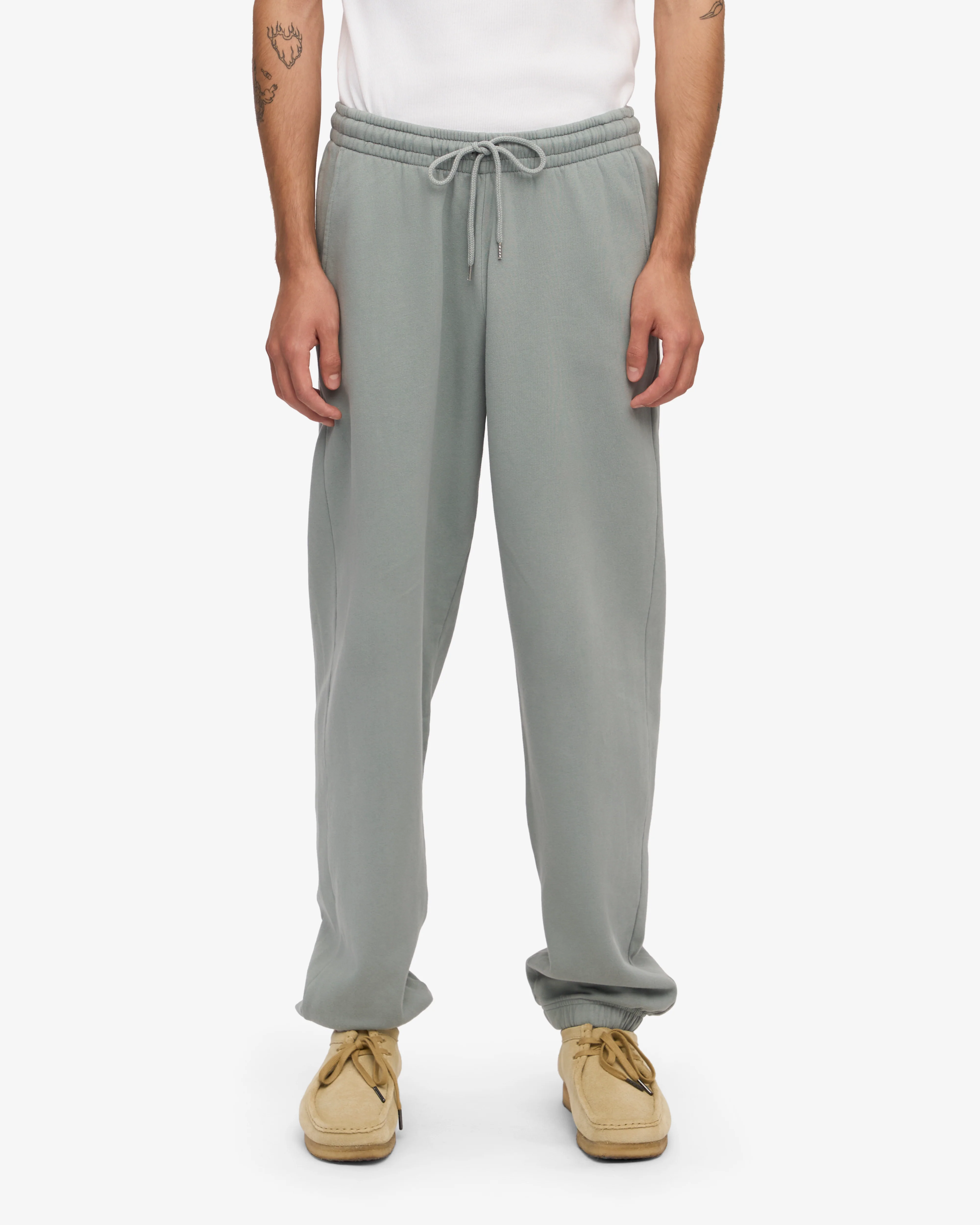 Organic Sweatpants - Steel Blue