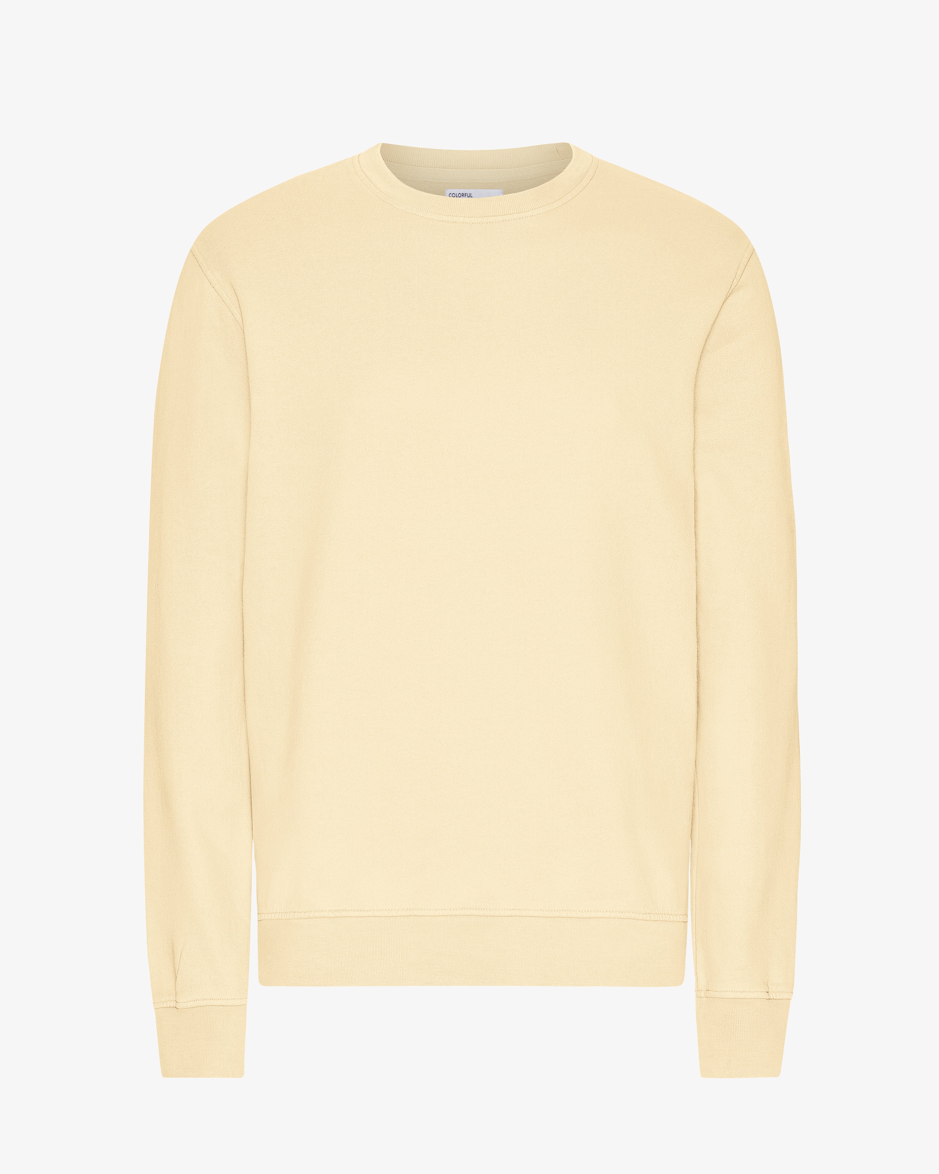 Classic Organic Crew - Soft Yellow