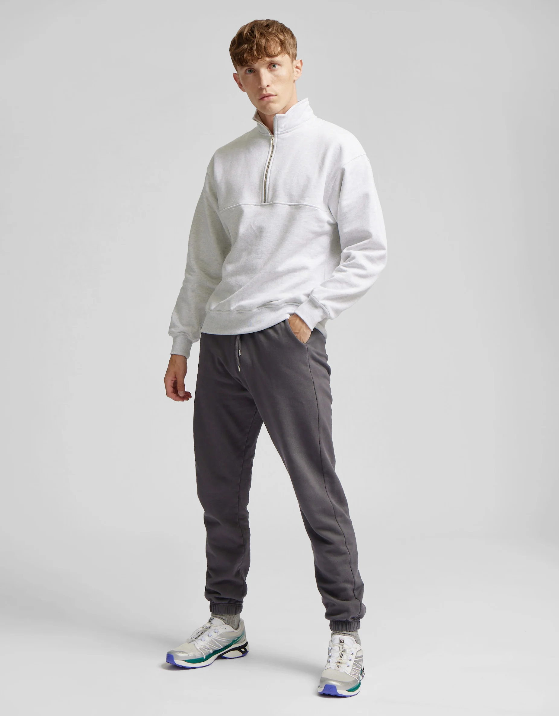 Organic Quarter Zip - Hunter Green