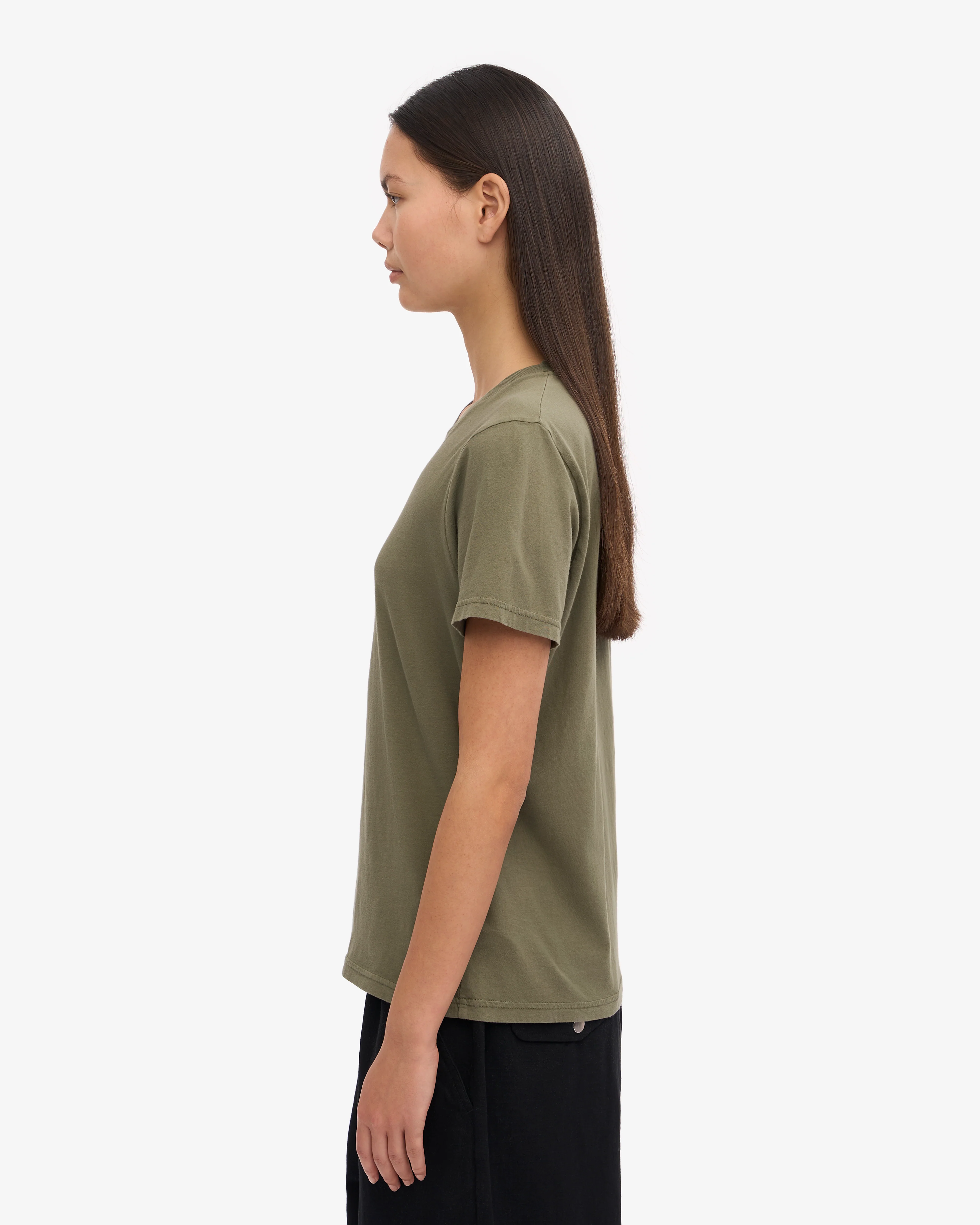 Women Light Organic Tee - Dusty Olive