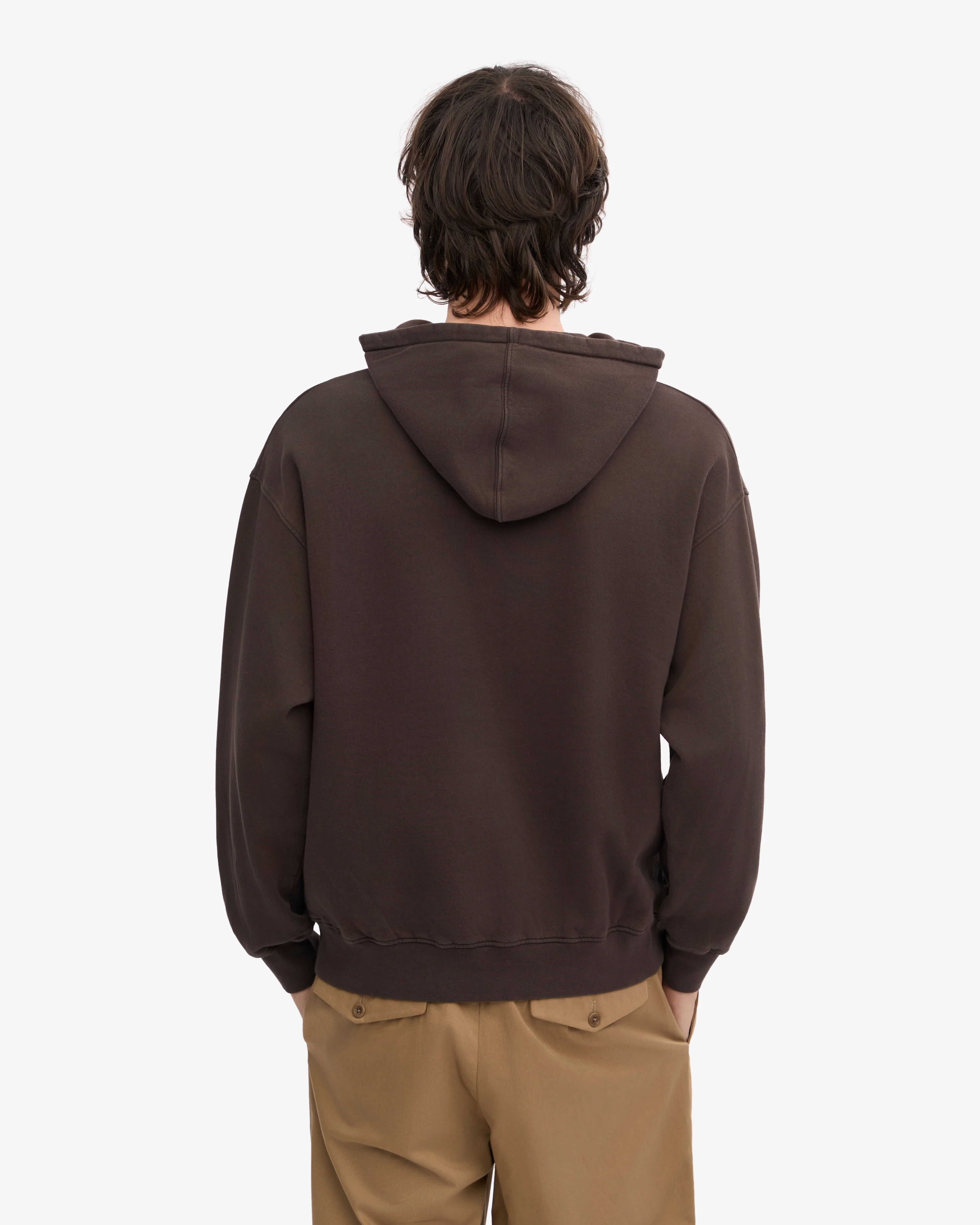 Organic Oversized Hood - Coffee Brown
