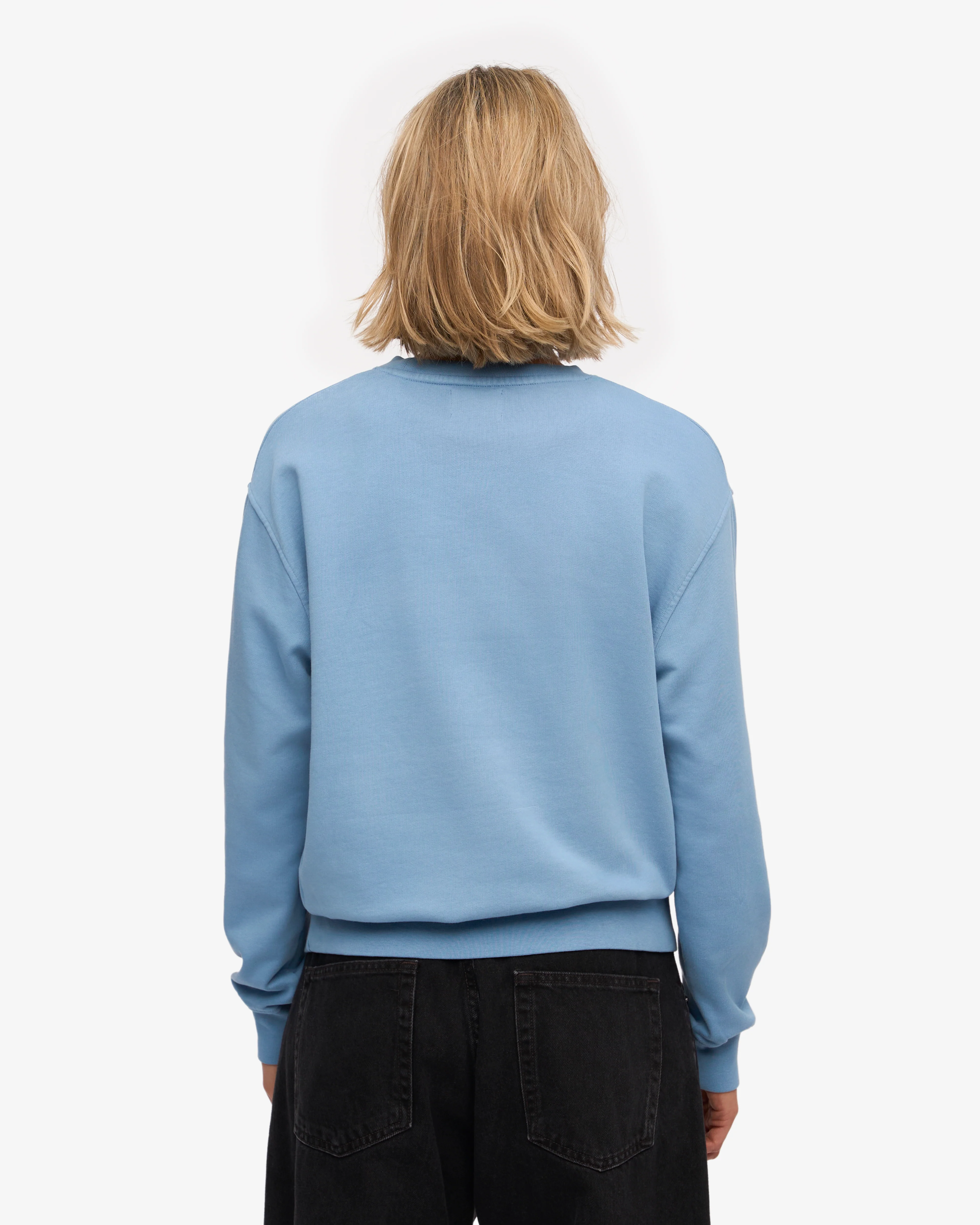 Women Classic Organic Crew - Seaside Blue