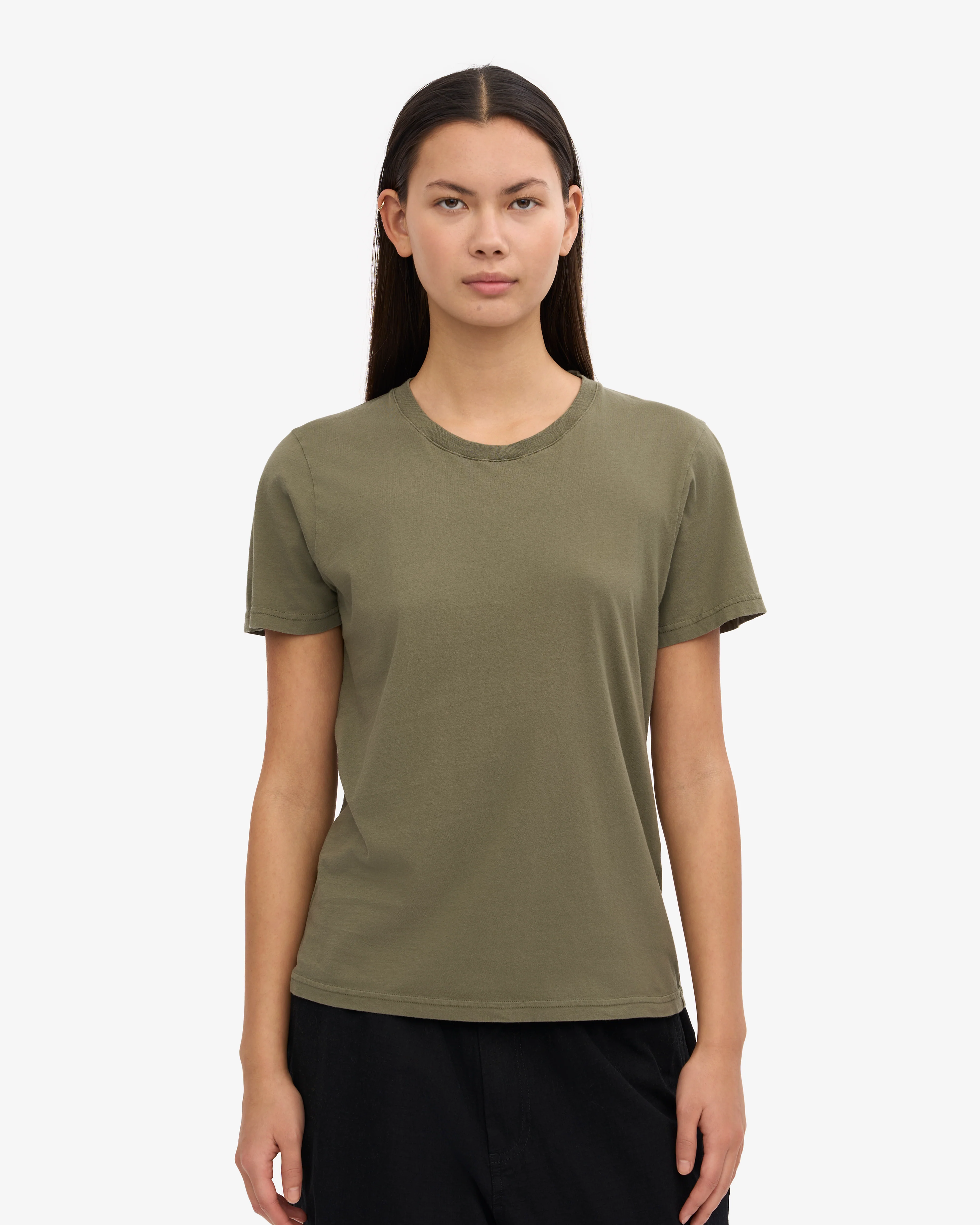 Women Light Organic Tee - Dusty Olive