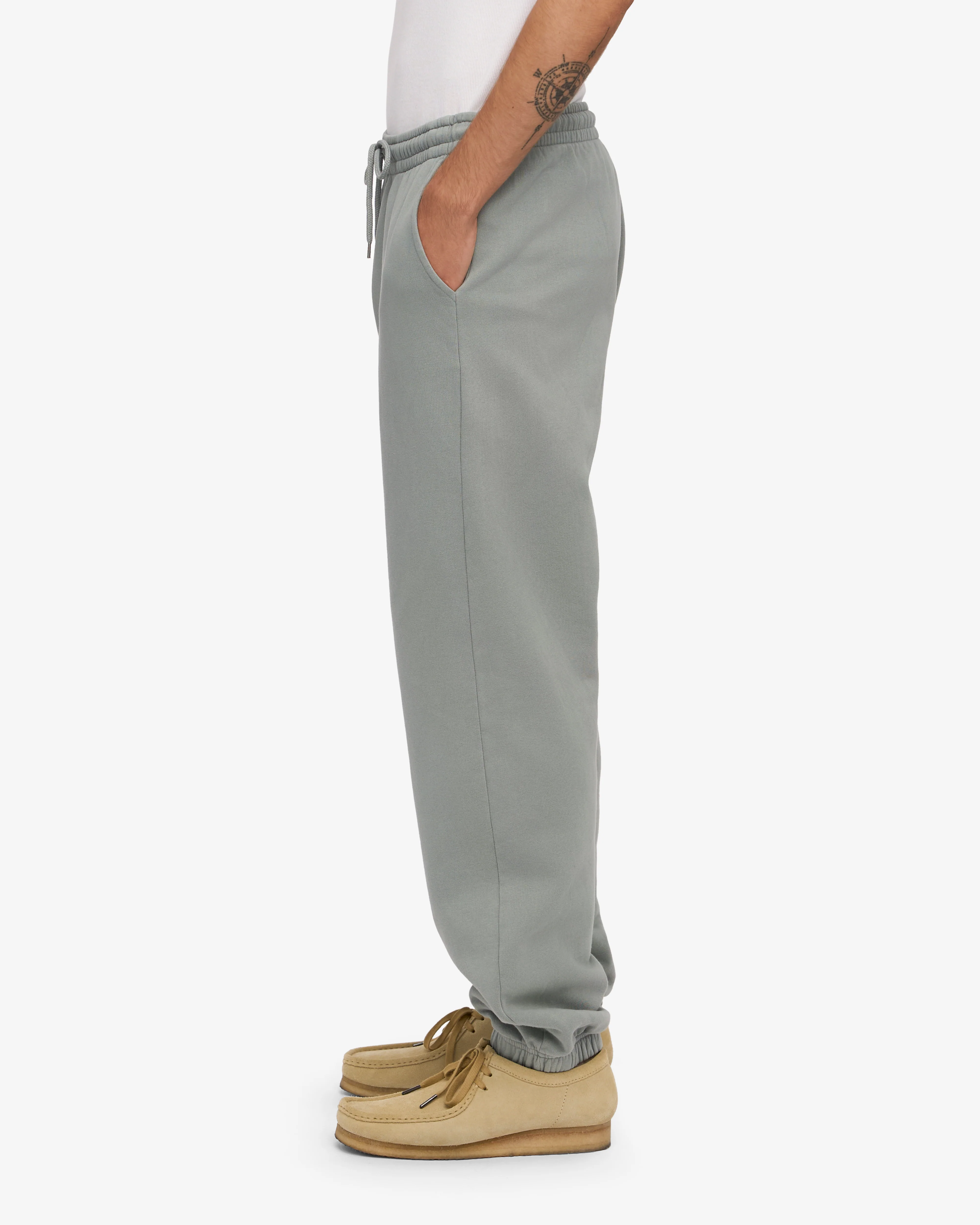 Organic Sweatpants - Steel Blue