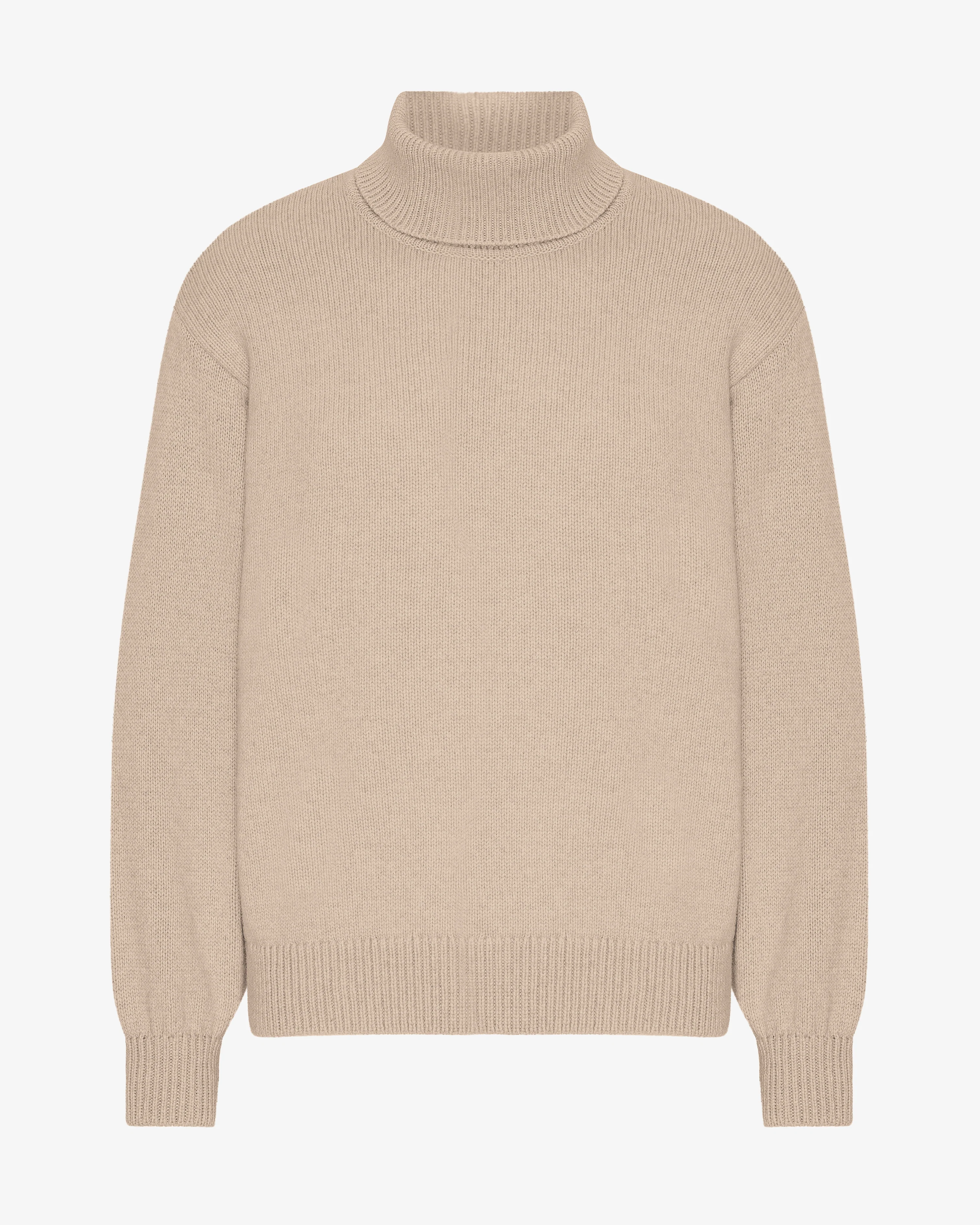 Merino Wool Turtleneck - Ivory White