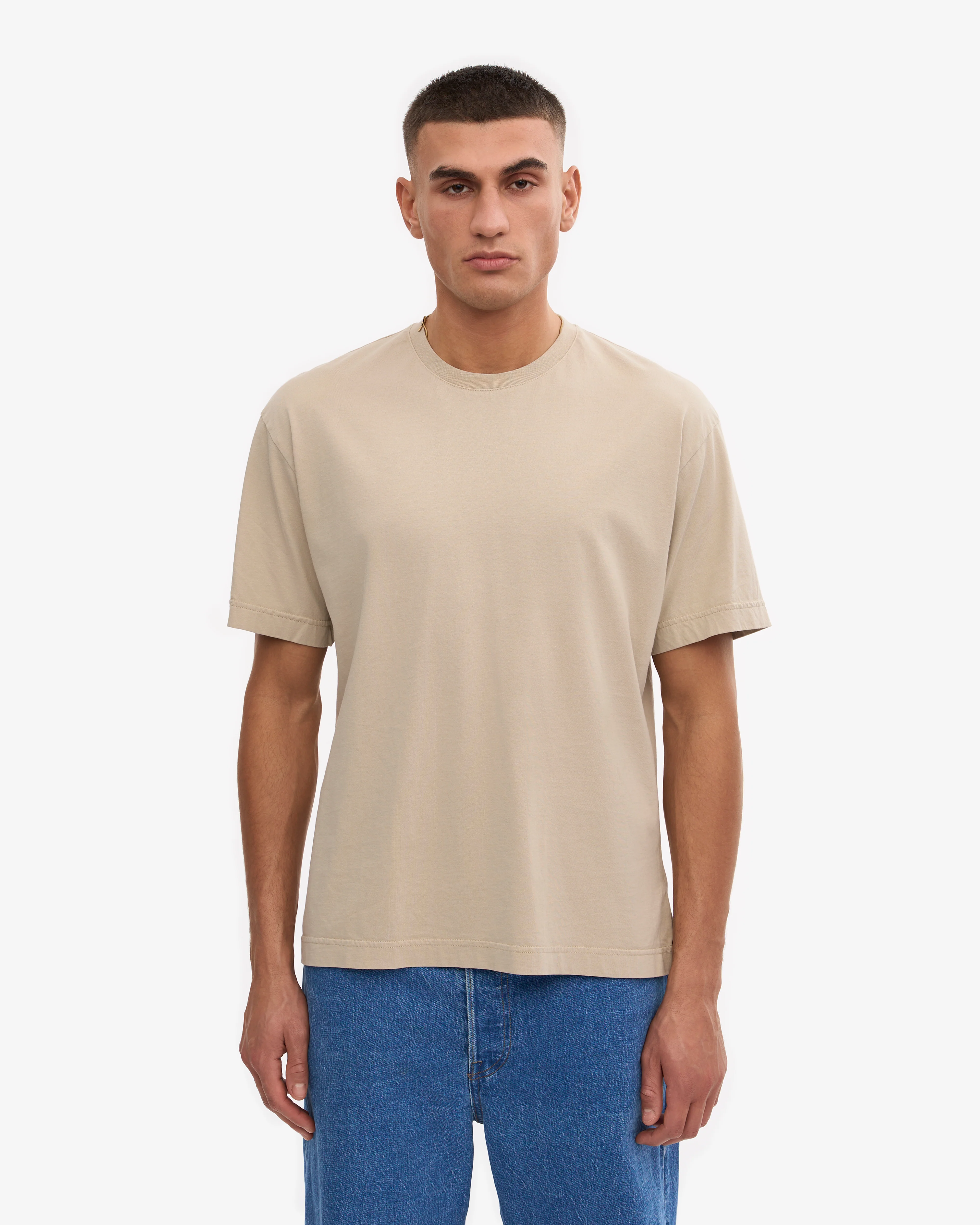 Oversized Organic T-Shirt - Oyster Grey