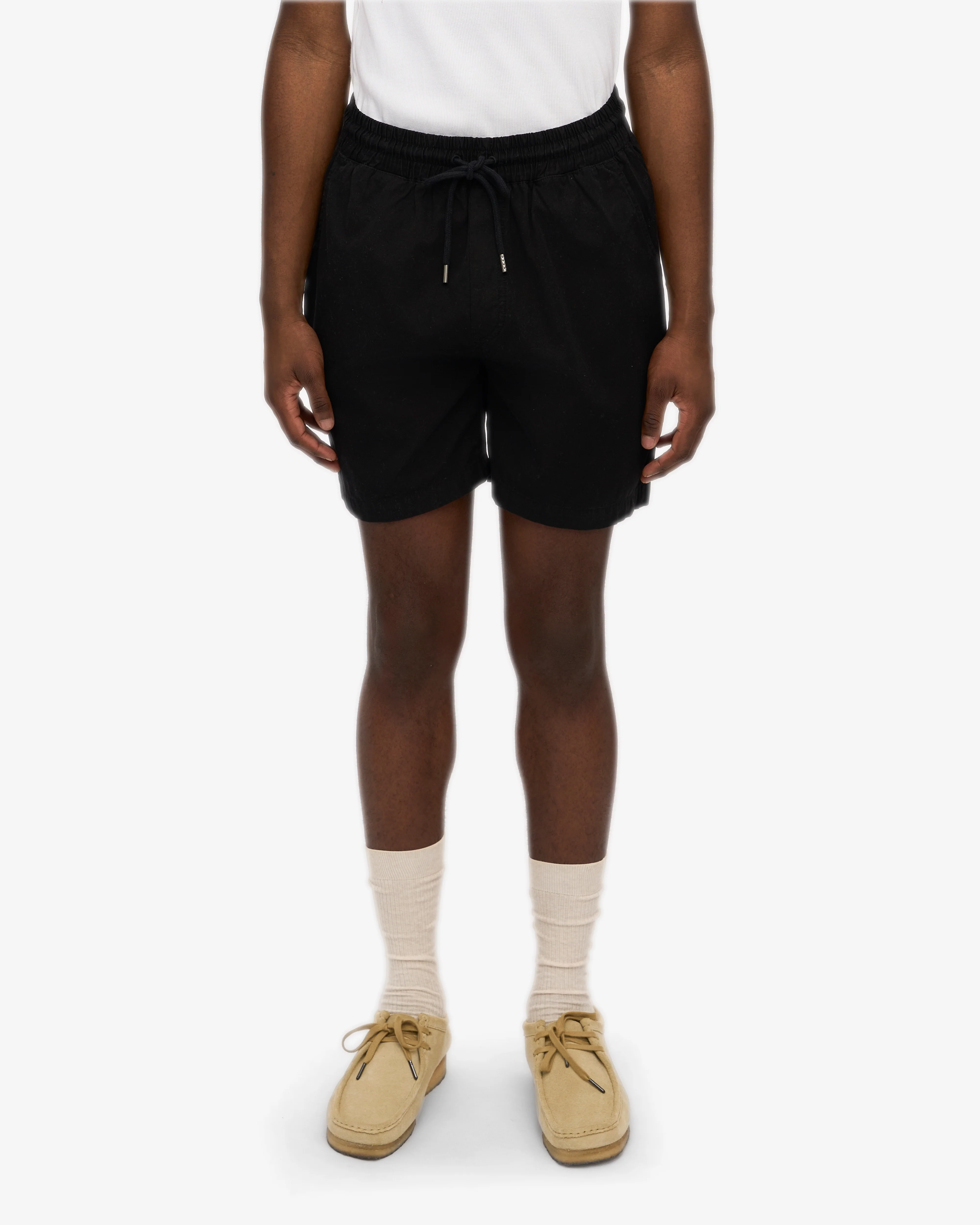 Organic Twill Shorts - Deep Black