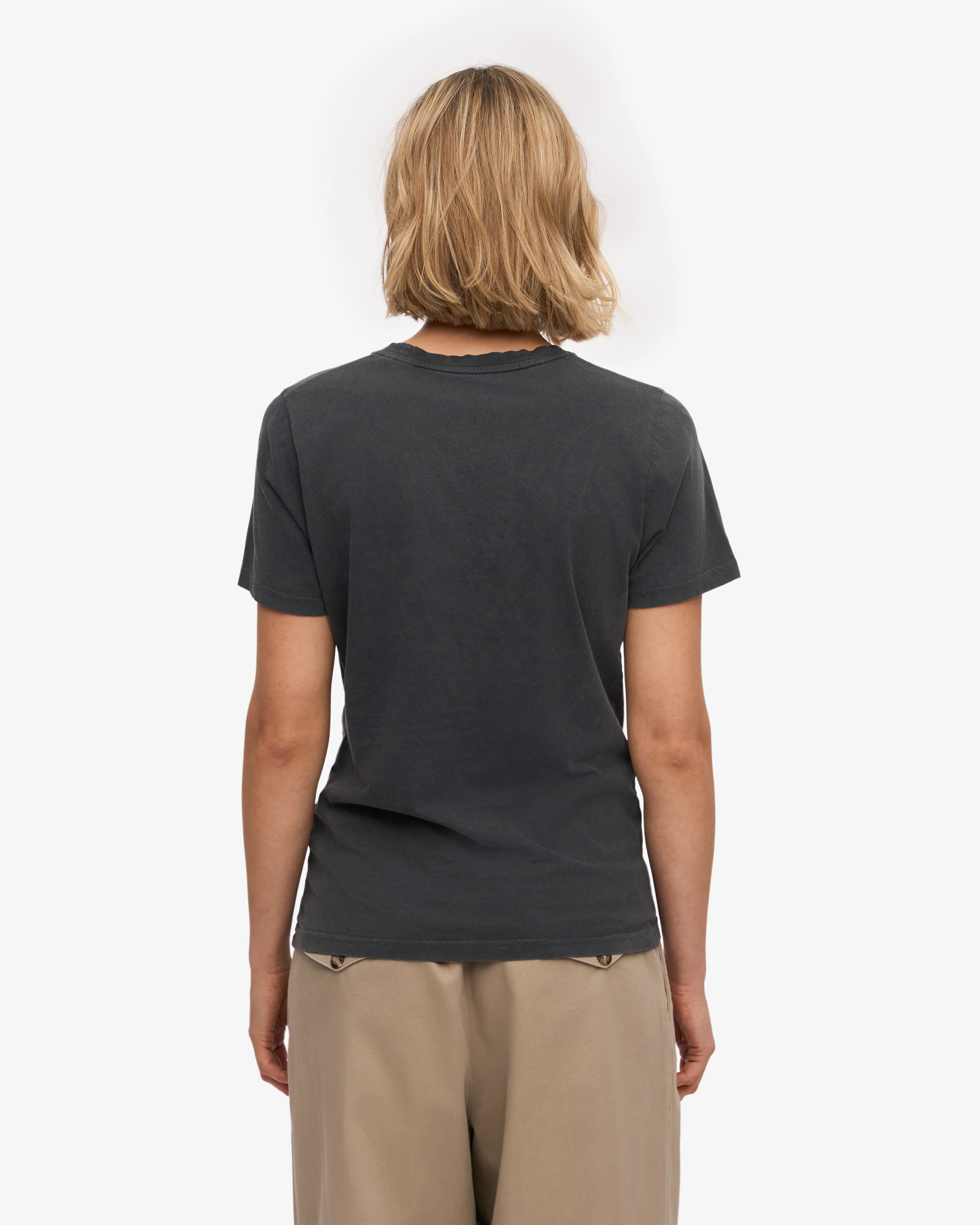 Women Light Organic Tee - Faded Black