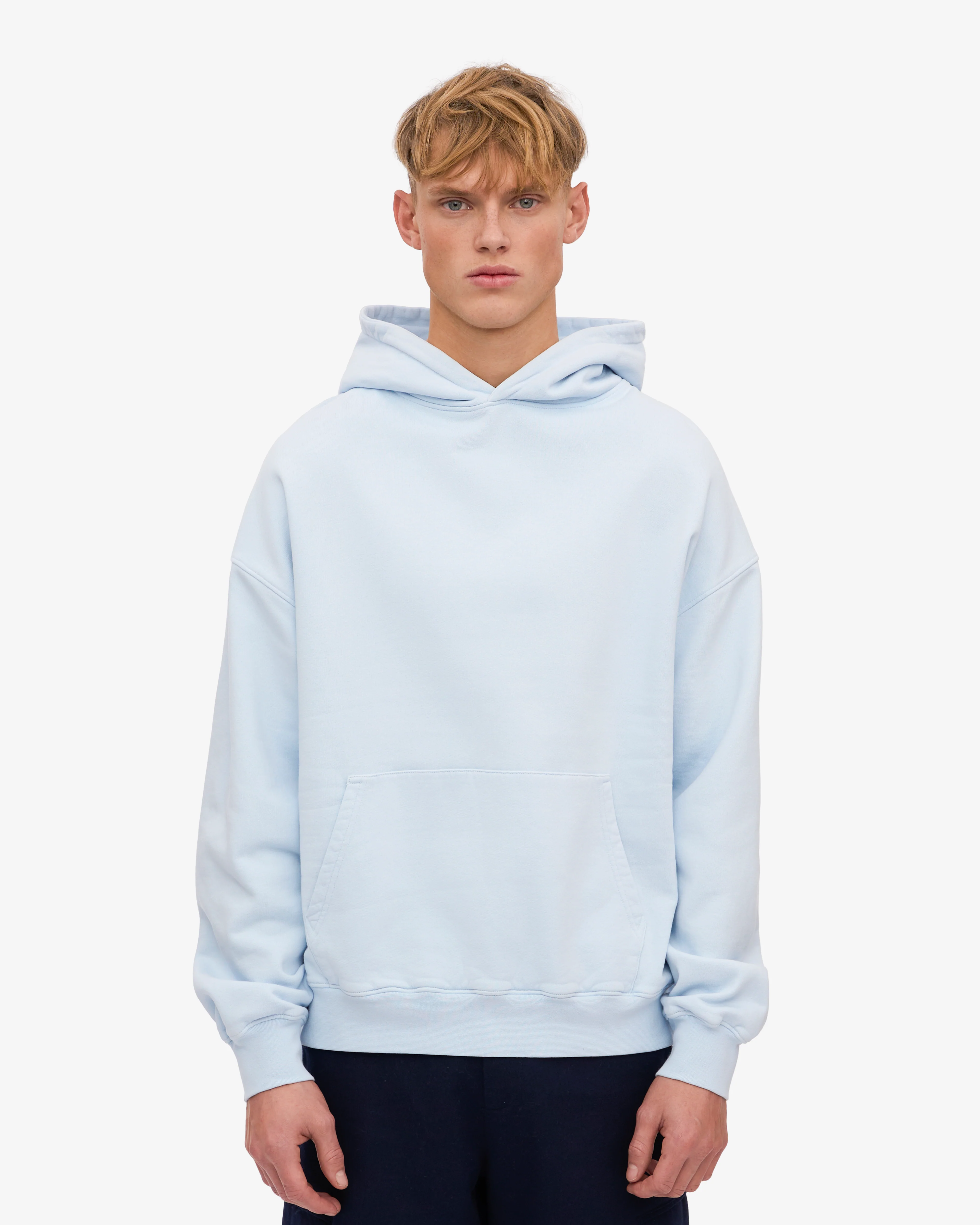 Organic Oversized Hood - Polar Blue