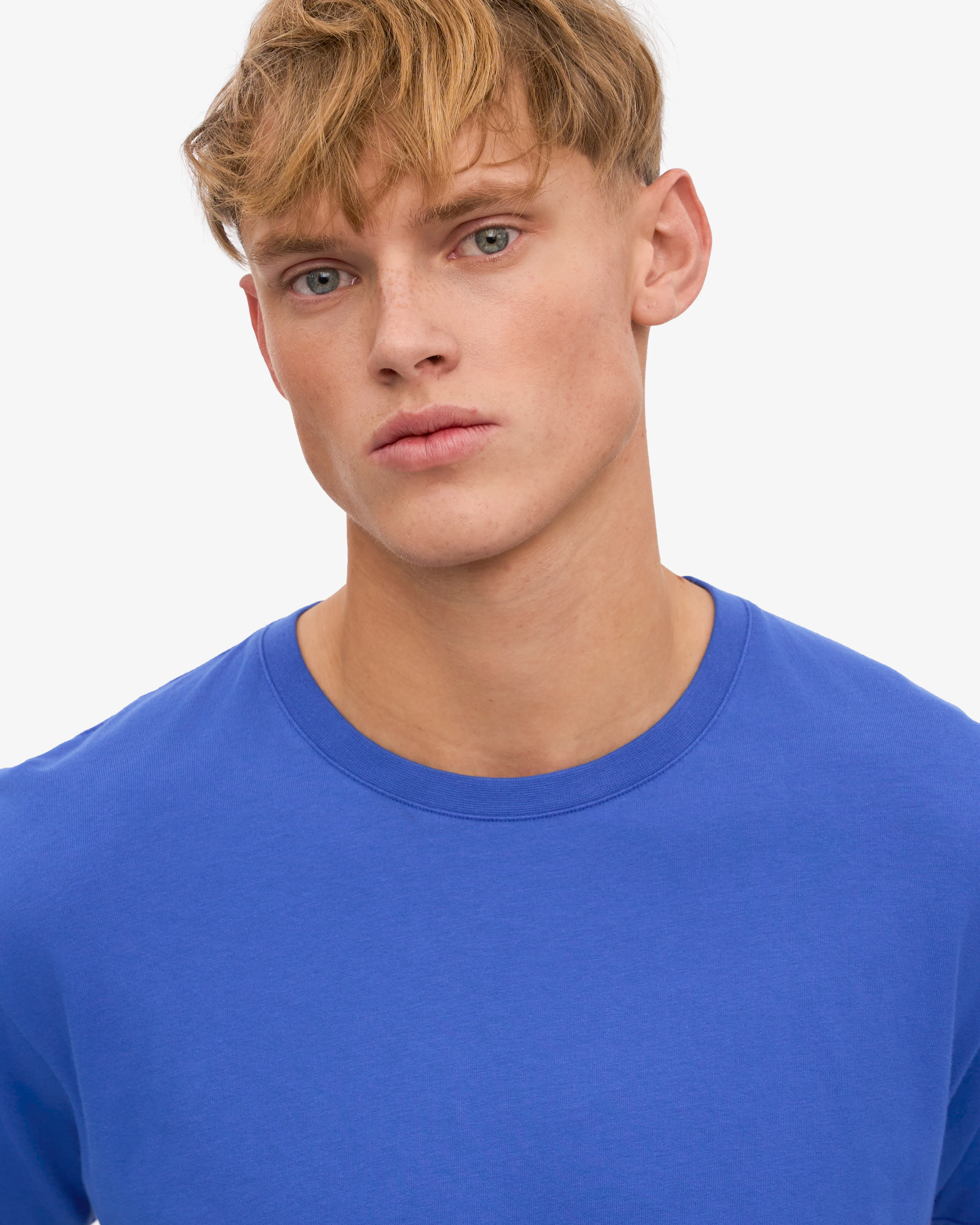 Classic Organic Tee - Sapphire Blue