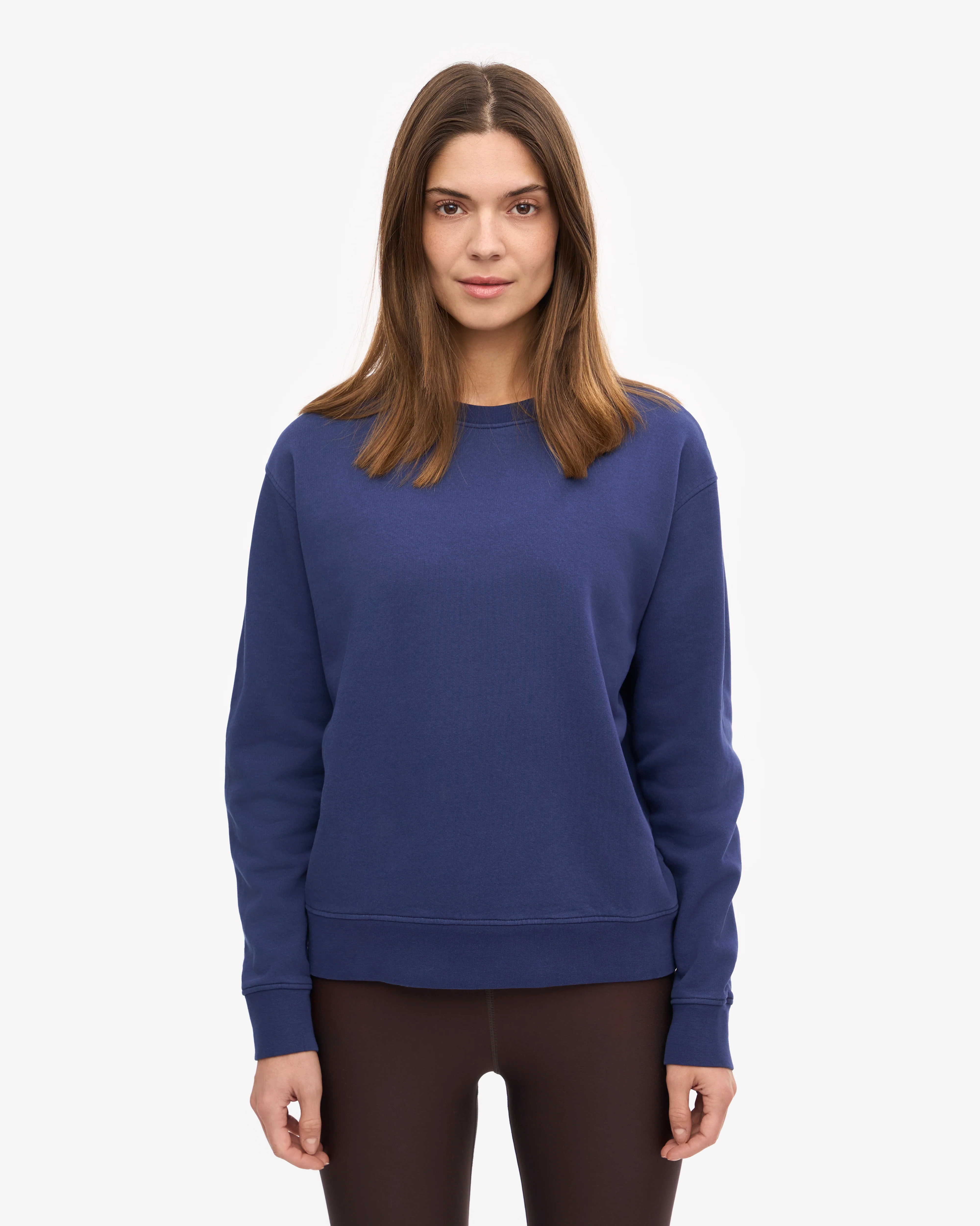 Women Classic Organic Crew - Marine Blue