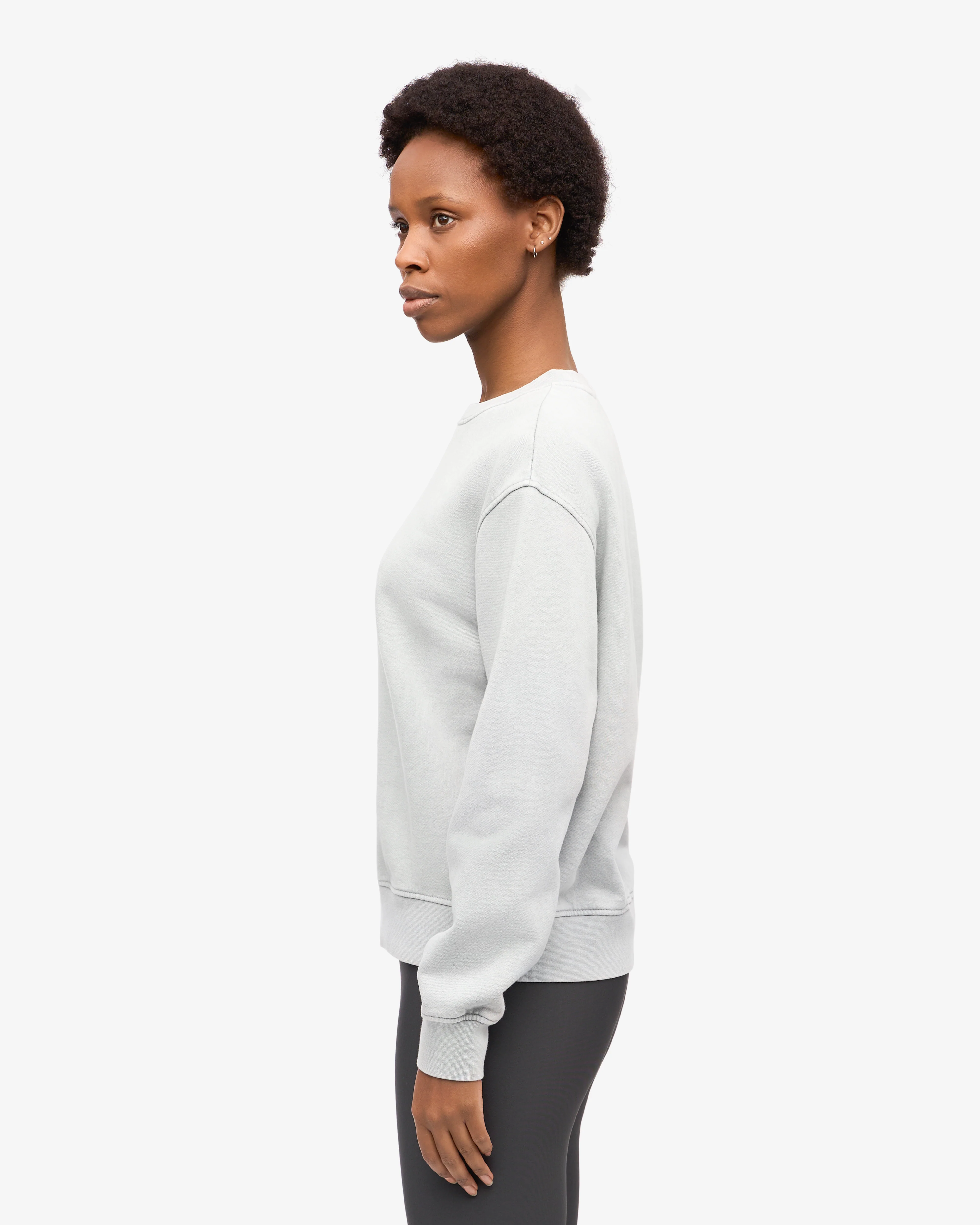 Women Classic Organic Crew - Faded Grey