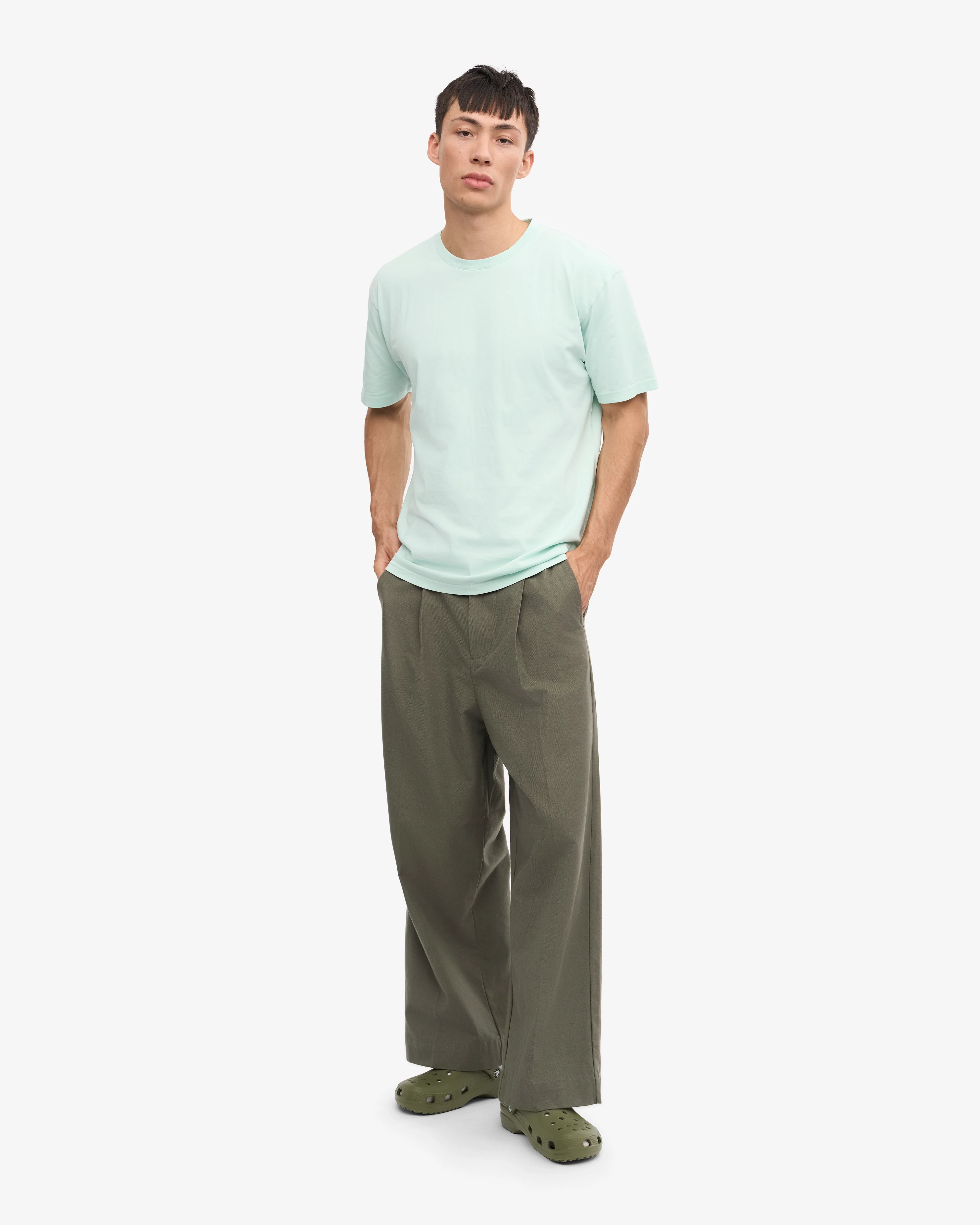 Classic Organic Tee - Light Aqua