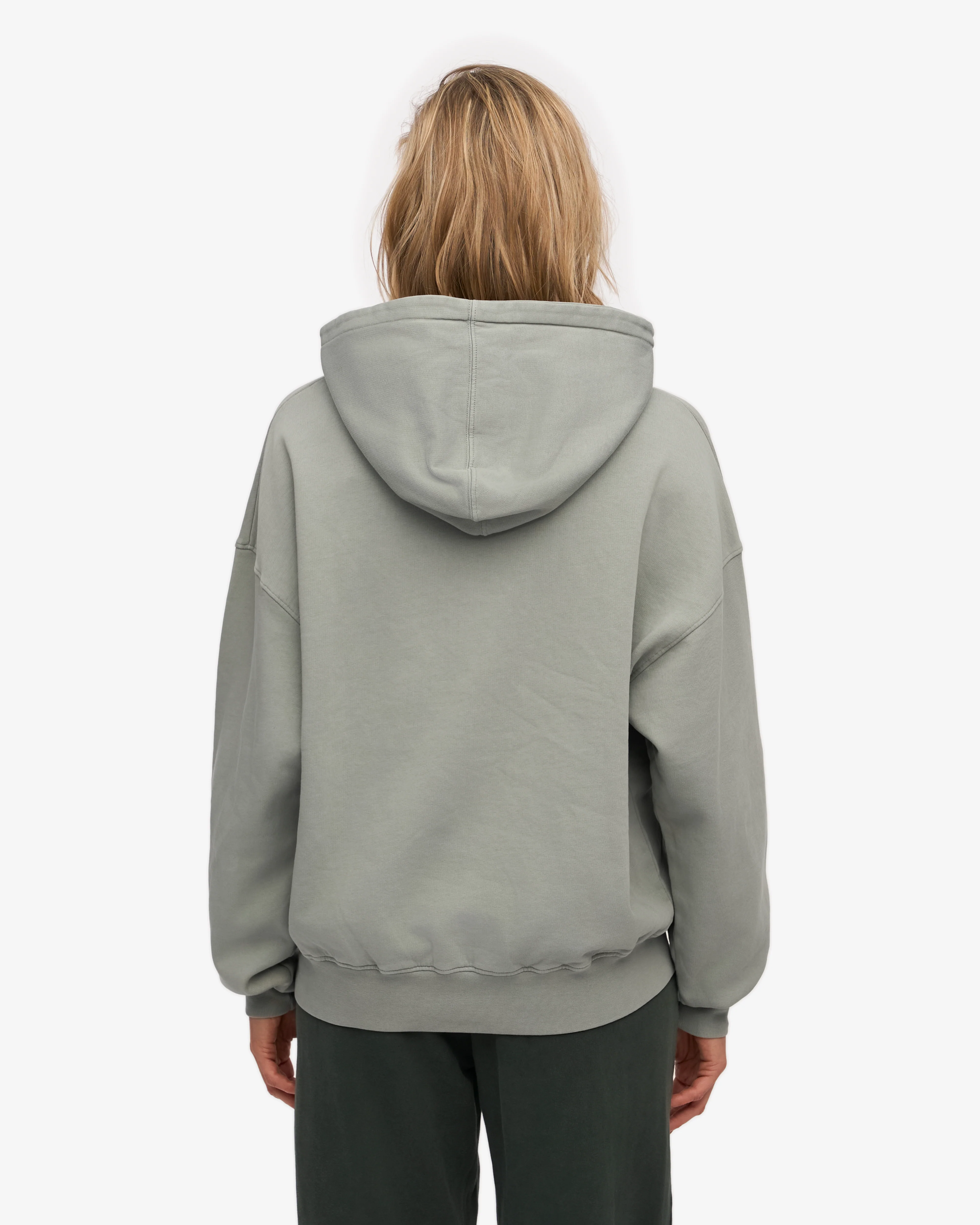 Organic Oversized Hood - Steel Blue