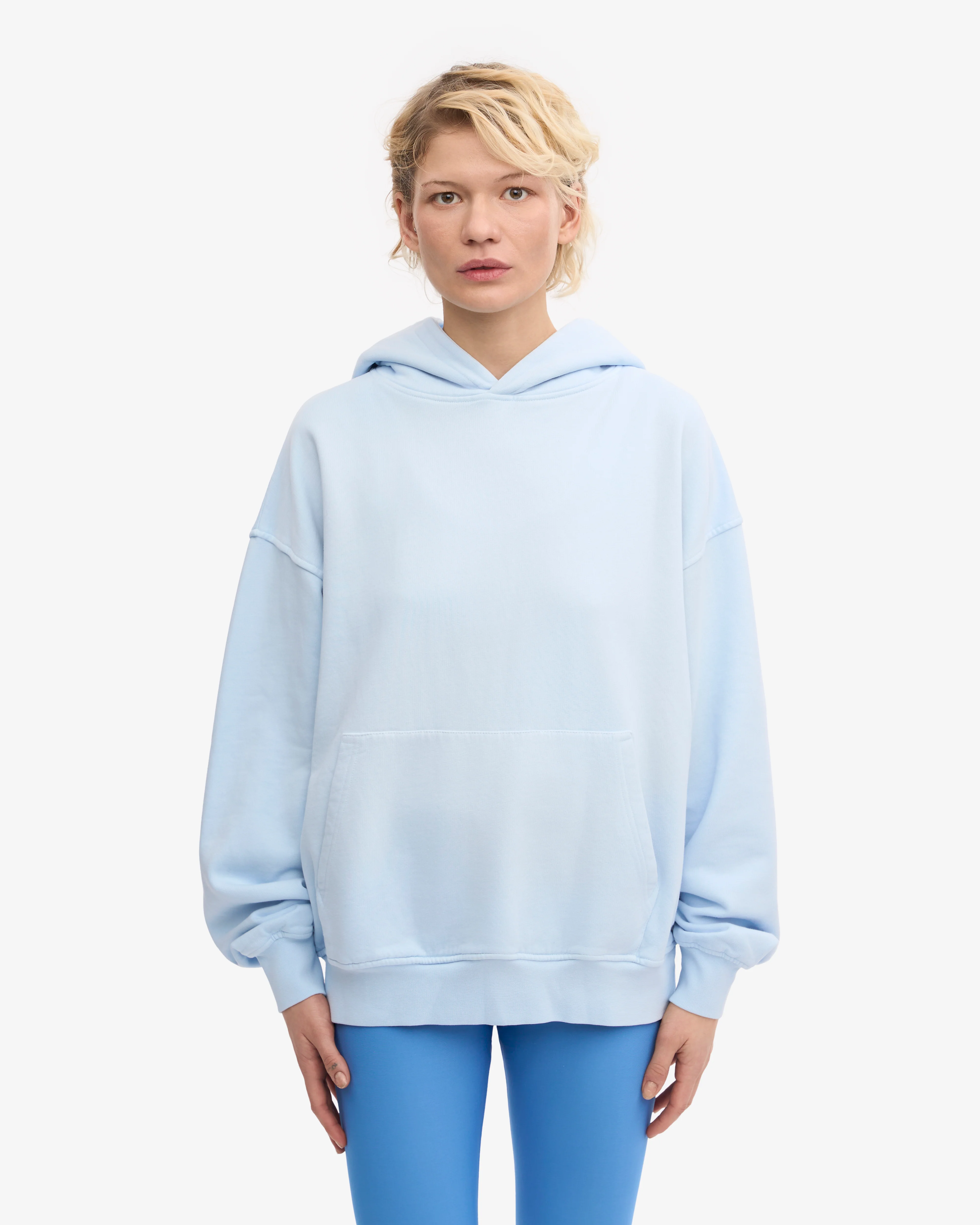 Organic Oversized Hood - Polar Blue
