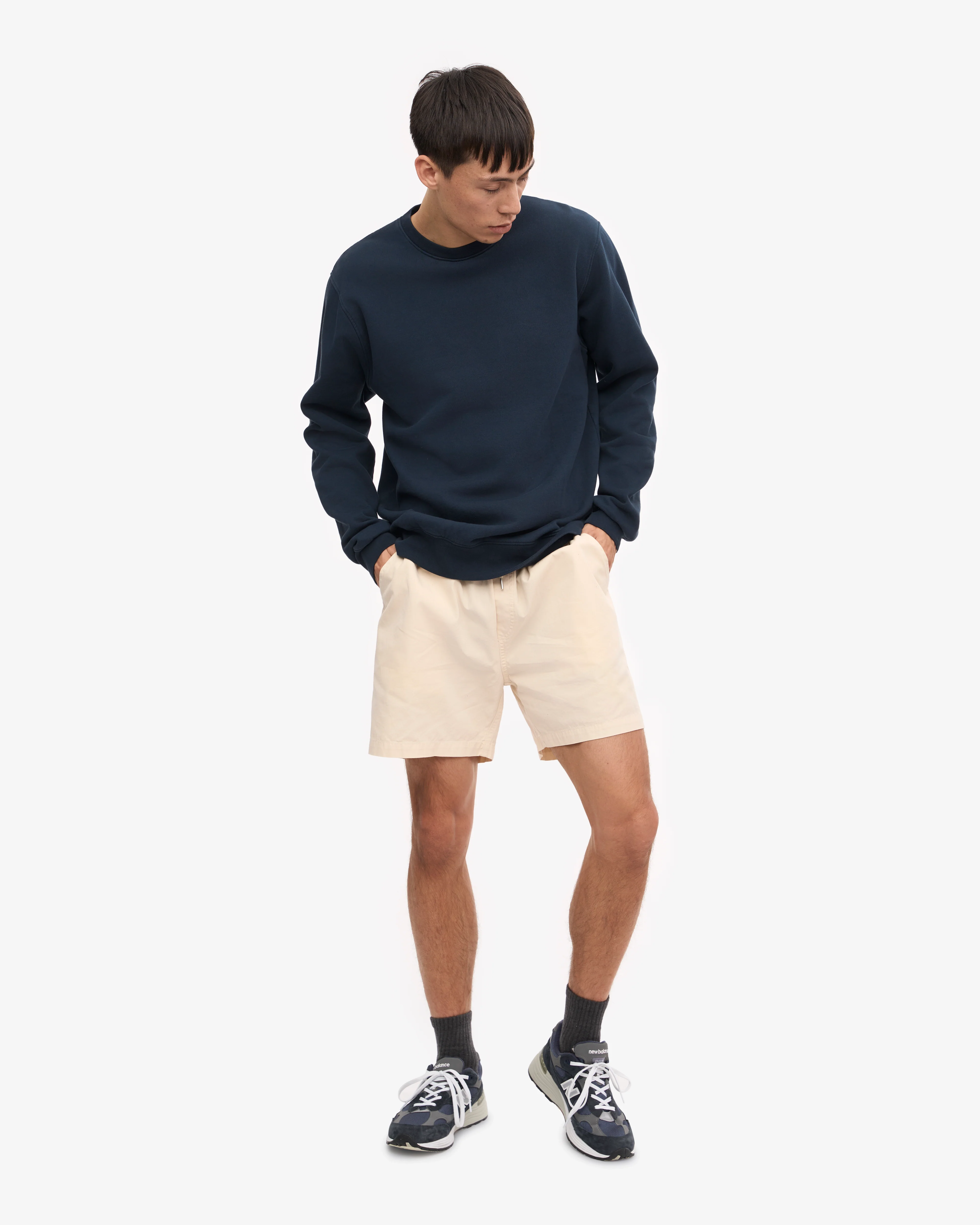 Classic Organic Crew - Navy Blue