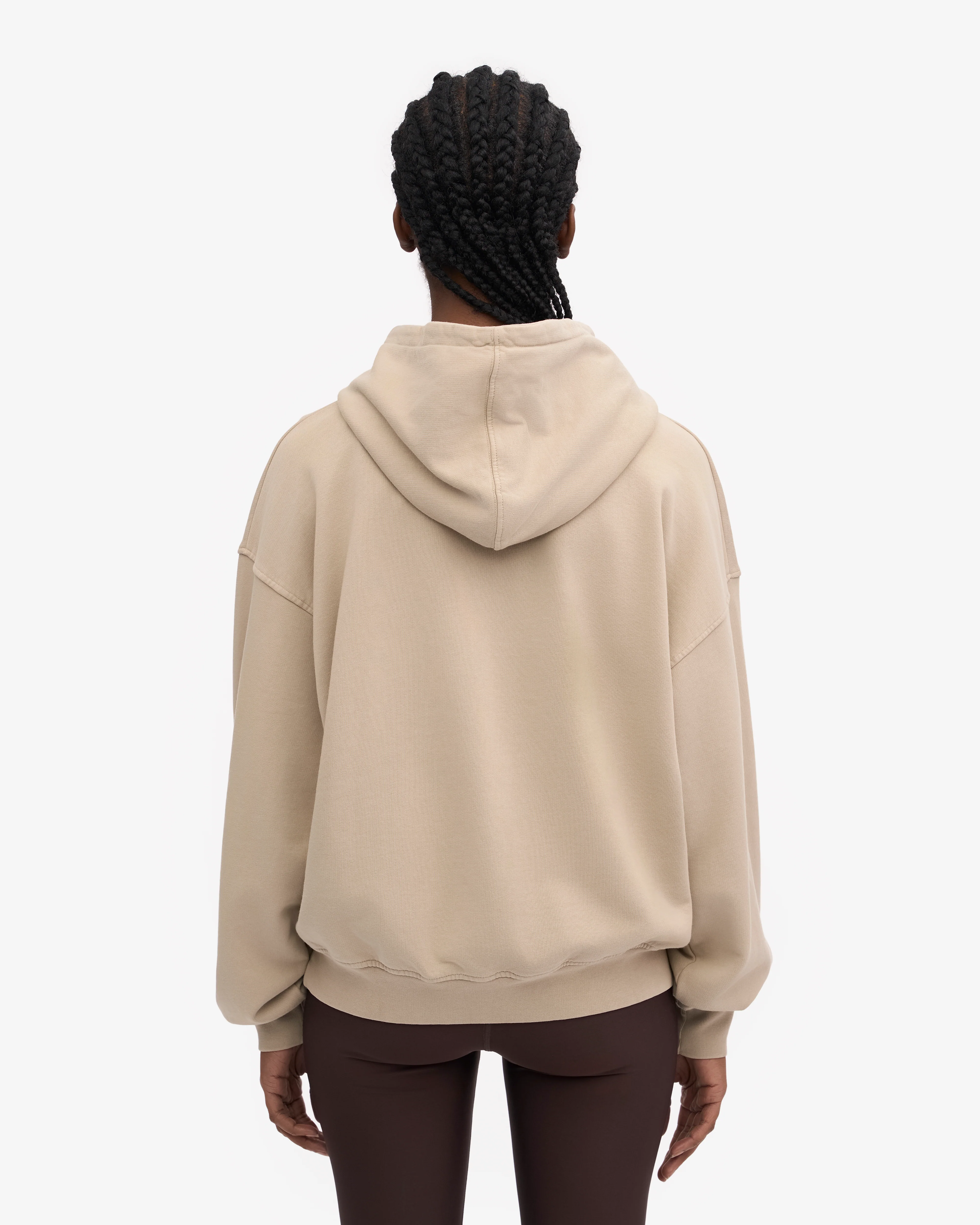 Organic Oversized Hood - Oyster Grey
