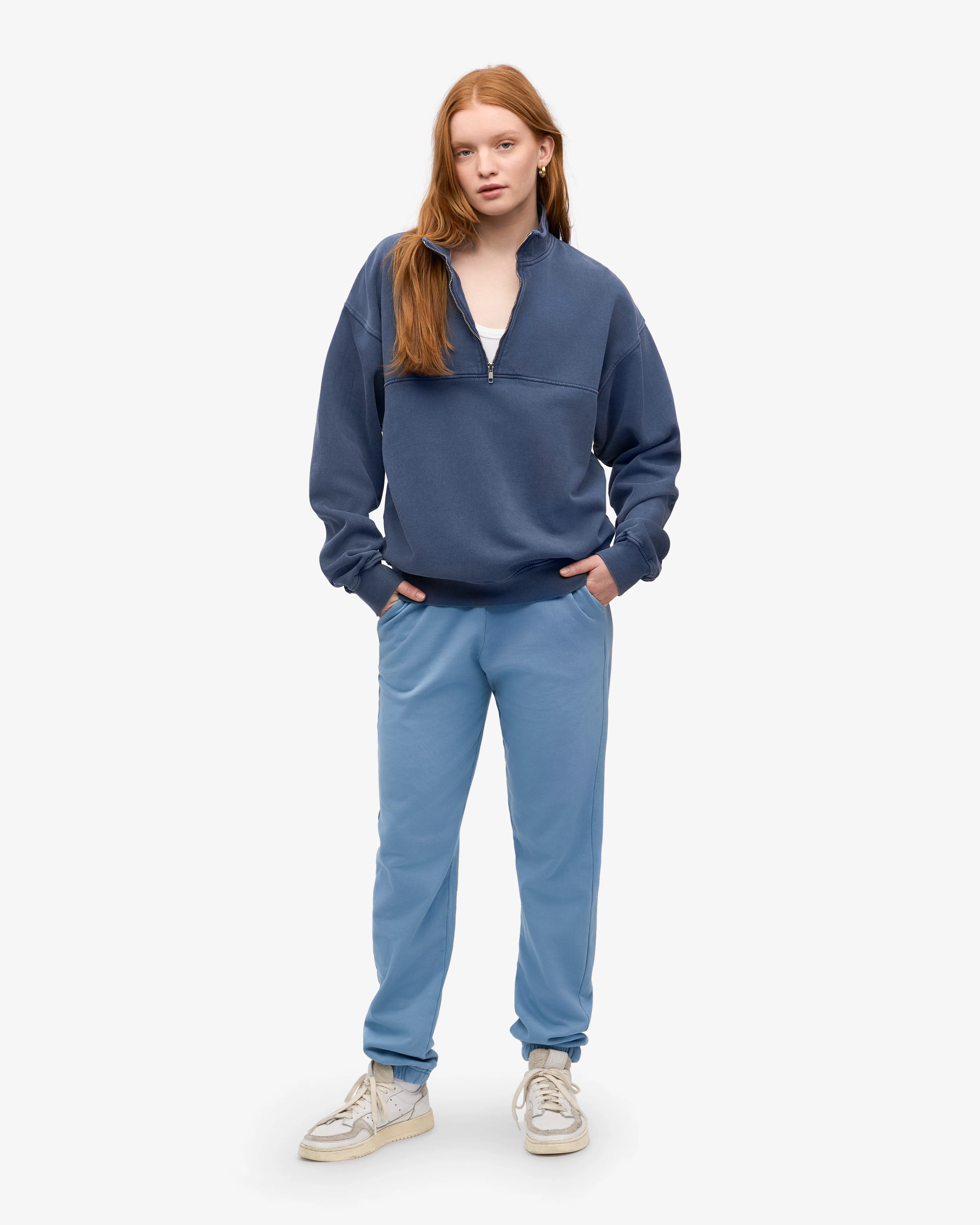Organic Sweatpants - Seaside Blue